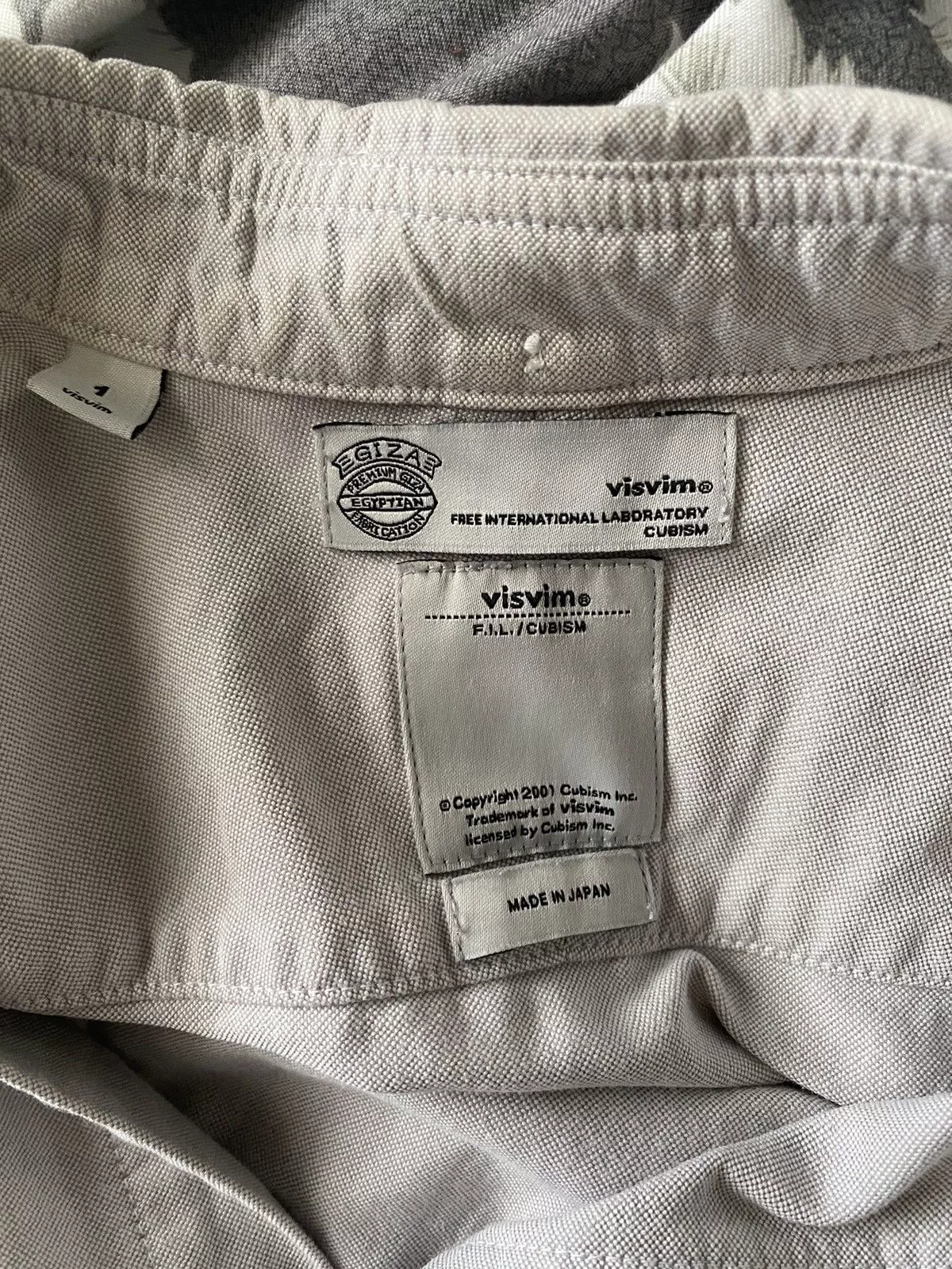 Visvim Shirts Button Ups Visvim Albacore Shirt Gray