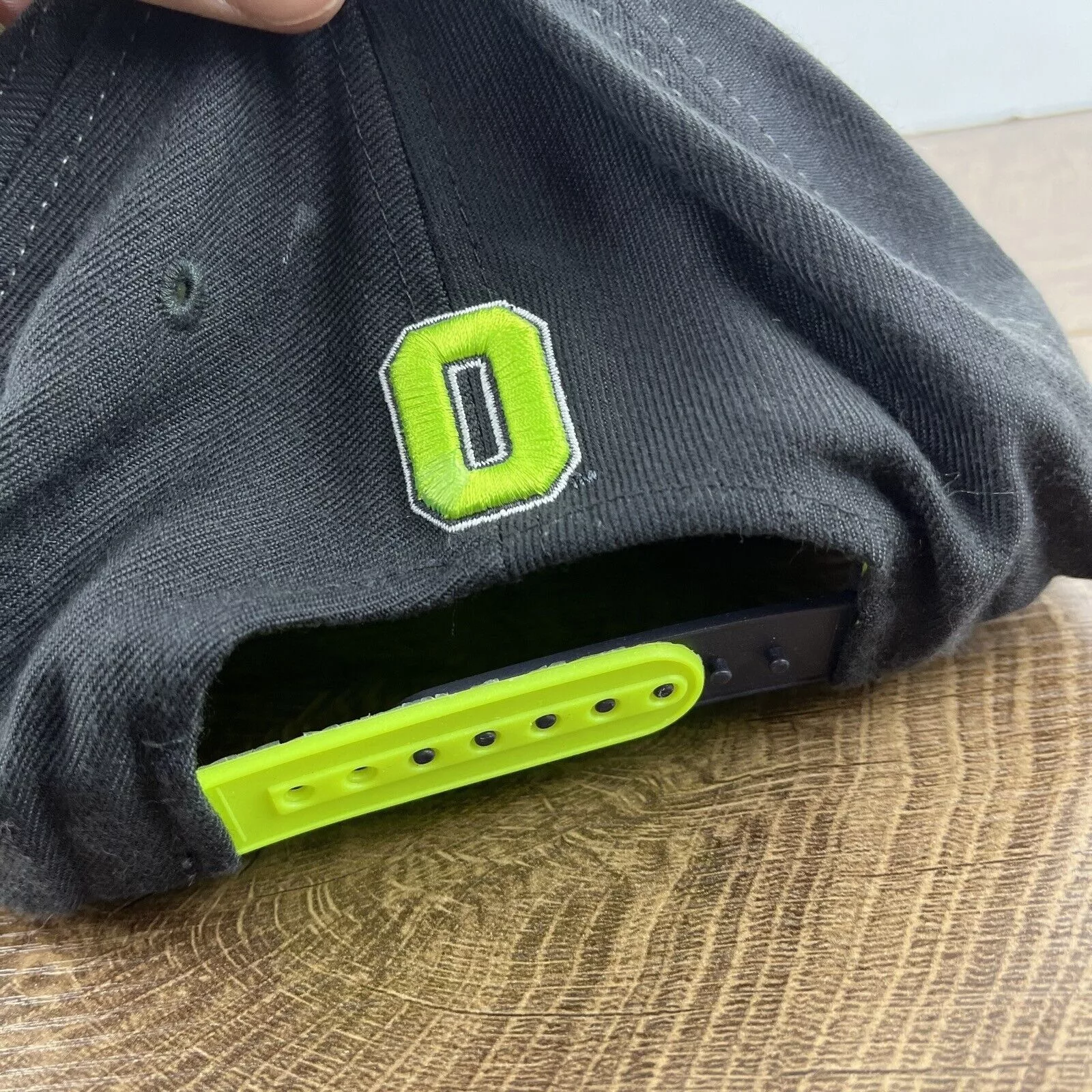 Other Hats Other Oregon Ducks Gray Green Hat Snapback Green Adjustable Hat Ad
