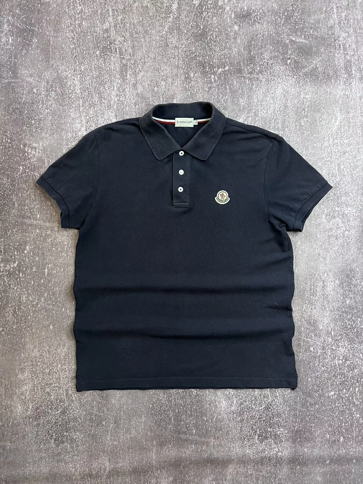 Moncler Short Sleeve T Shirts Moncler vintage T-Shirt Blue