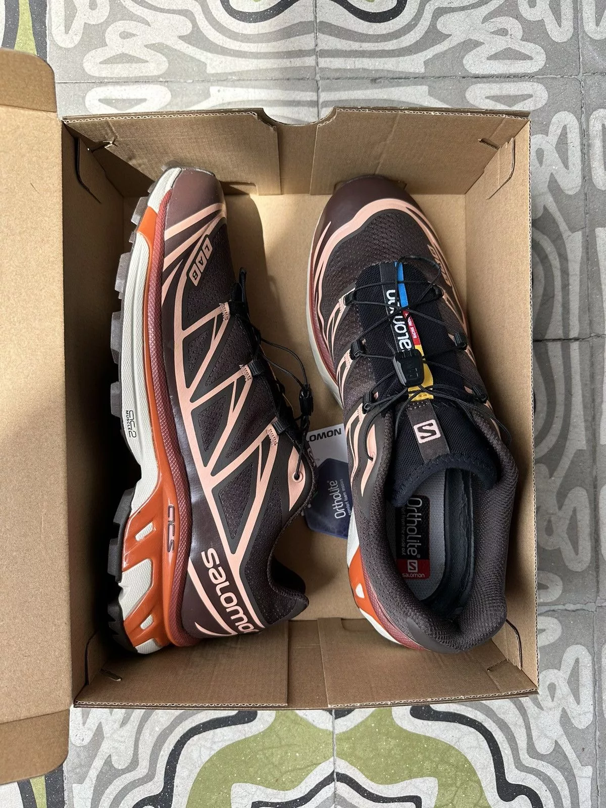 Salomon Low Top Sneakers Salomon XT-6 Brown
