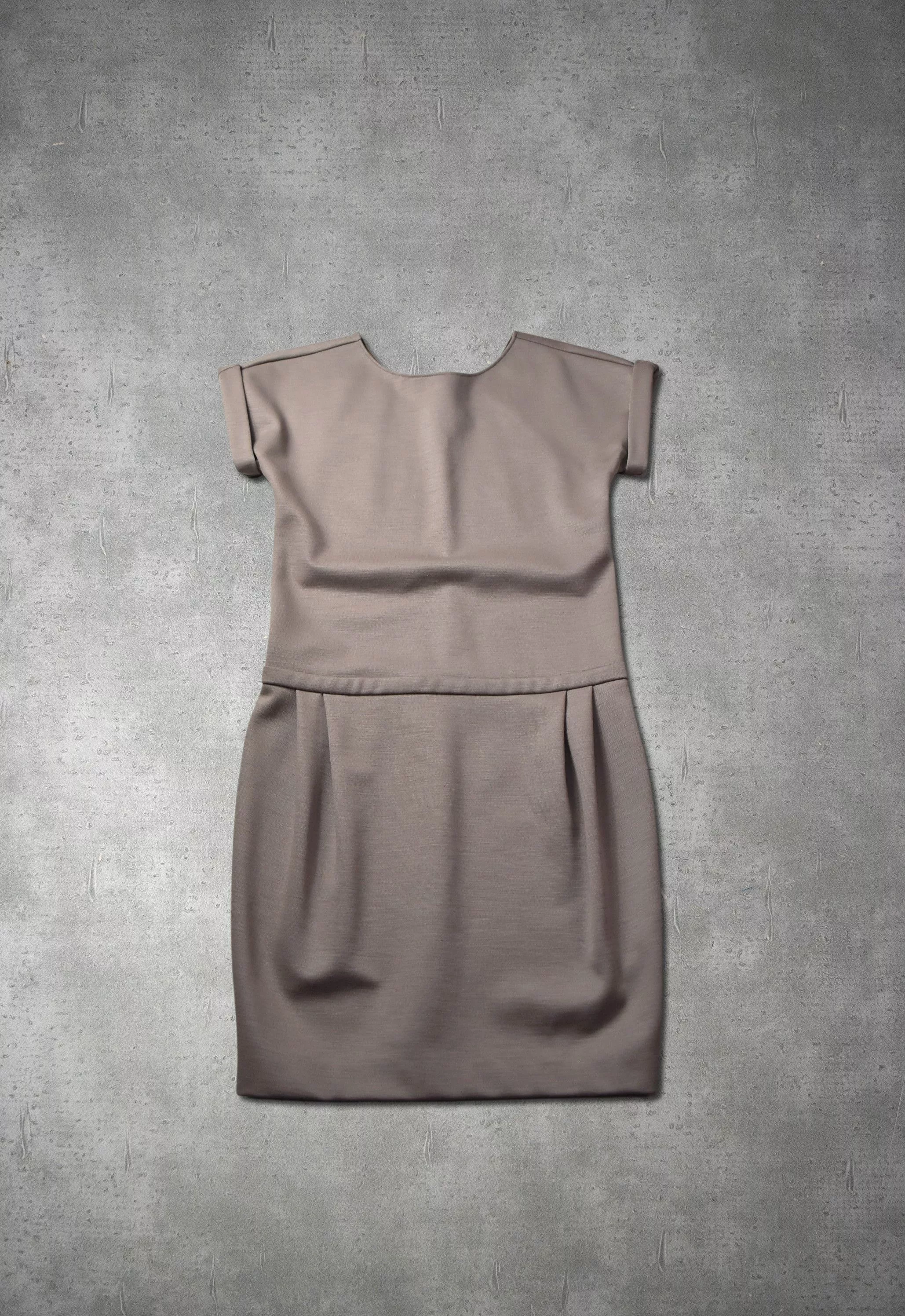 Gucci Mini Dresses Gucci plain dress 5-1-9 201 Brown