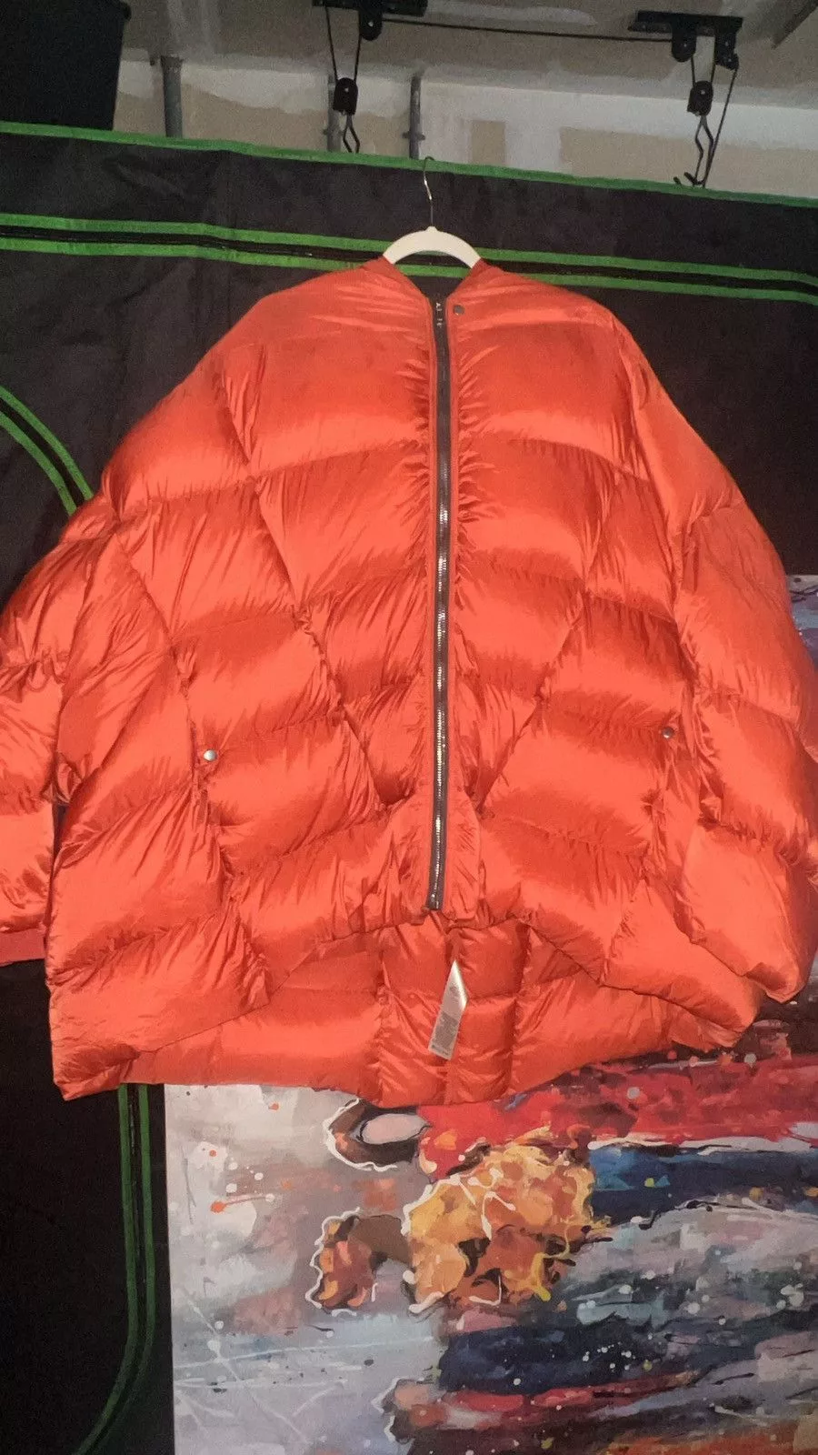Rick Owens Heavy Coats Rick Owens × Rick Owens Drkshdw Rick Owens Jumbo Peter Jacket Orange F/W 22