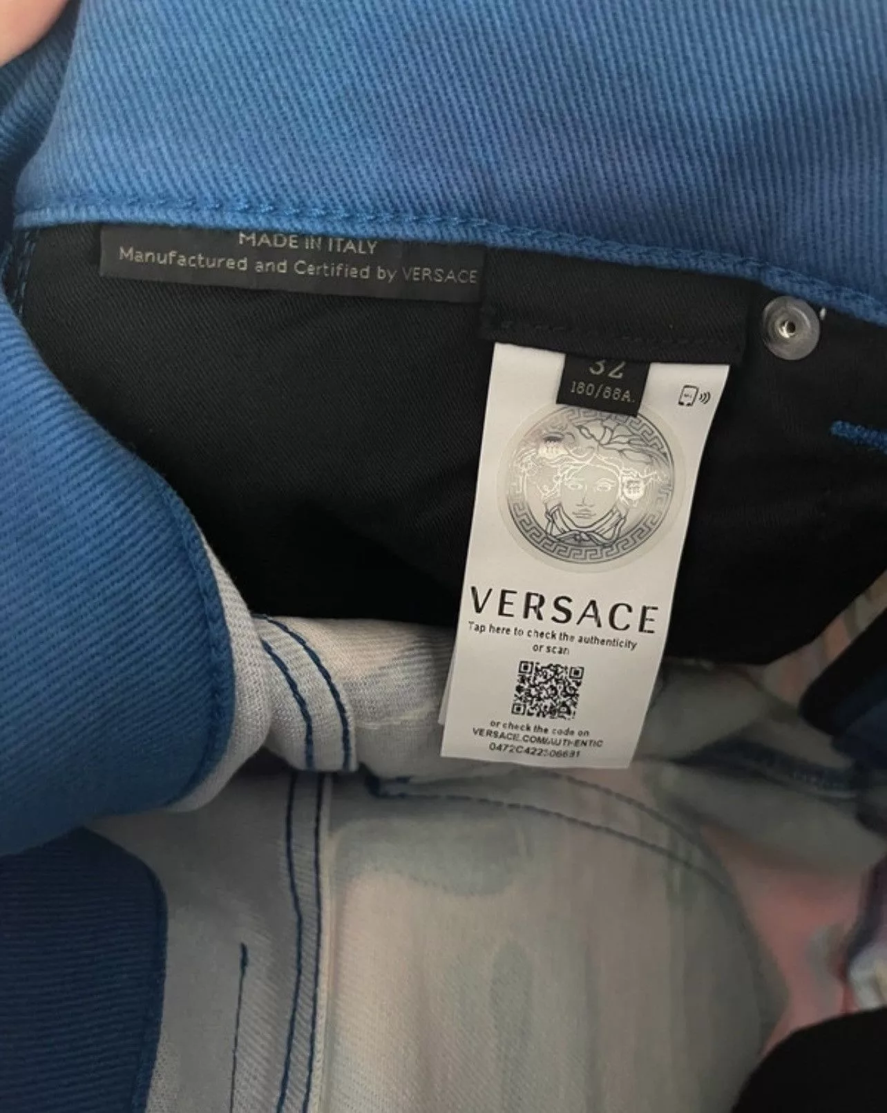 Versace Denim Versace SS20 jeans Pink