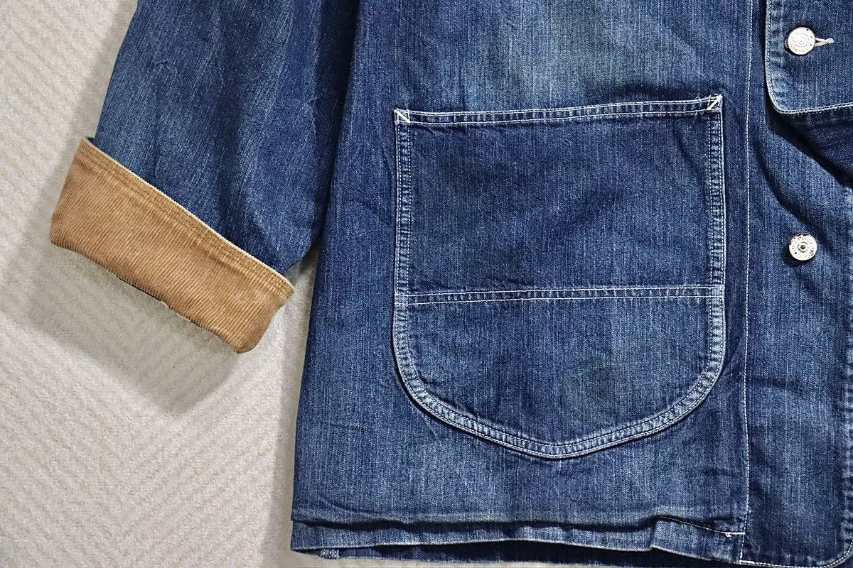 Visvim Light Jackets Visvim 20ss Spot Coverall Dry Denim Blue