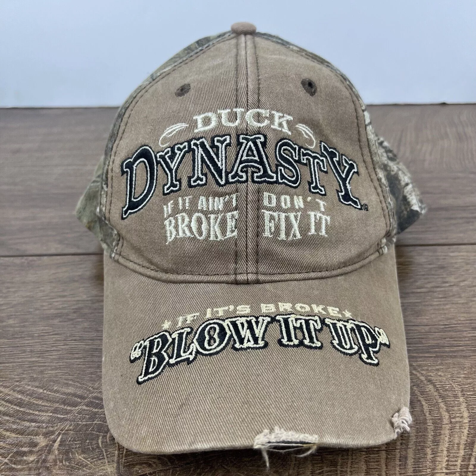 Other Hats Other Duck Dynasty Hat If it aint broke Adjustable Hat Tan Brown H