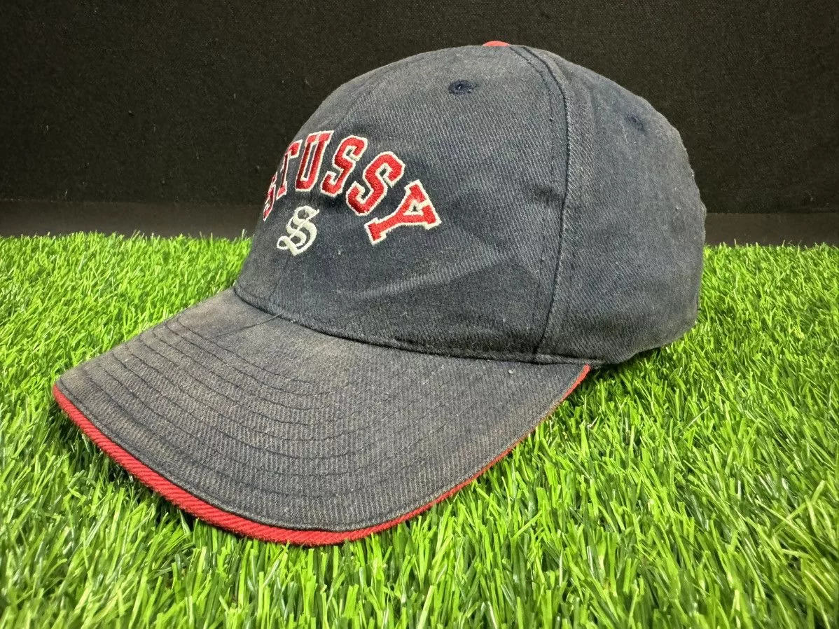 Stussy Hats Stussy × Vintage vintage STUSSY baseball hat Blue Streetwear