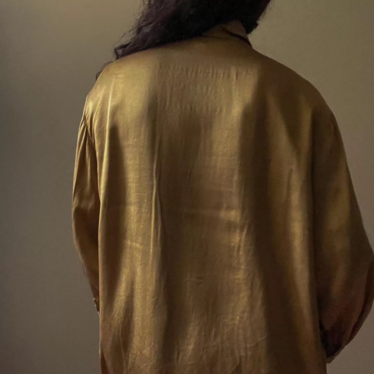 Vintage Blouses Vintage Silk Luisa Spagnoli Top Gold