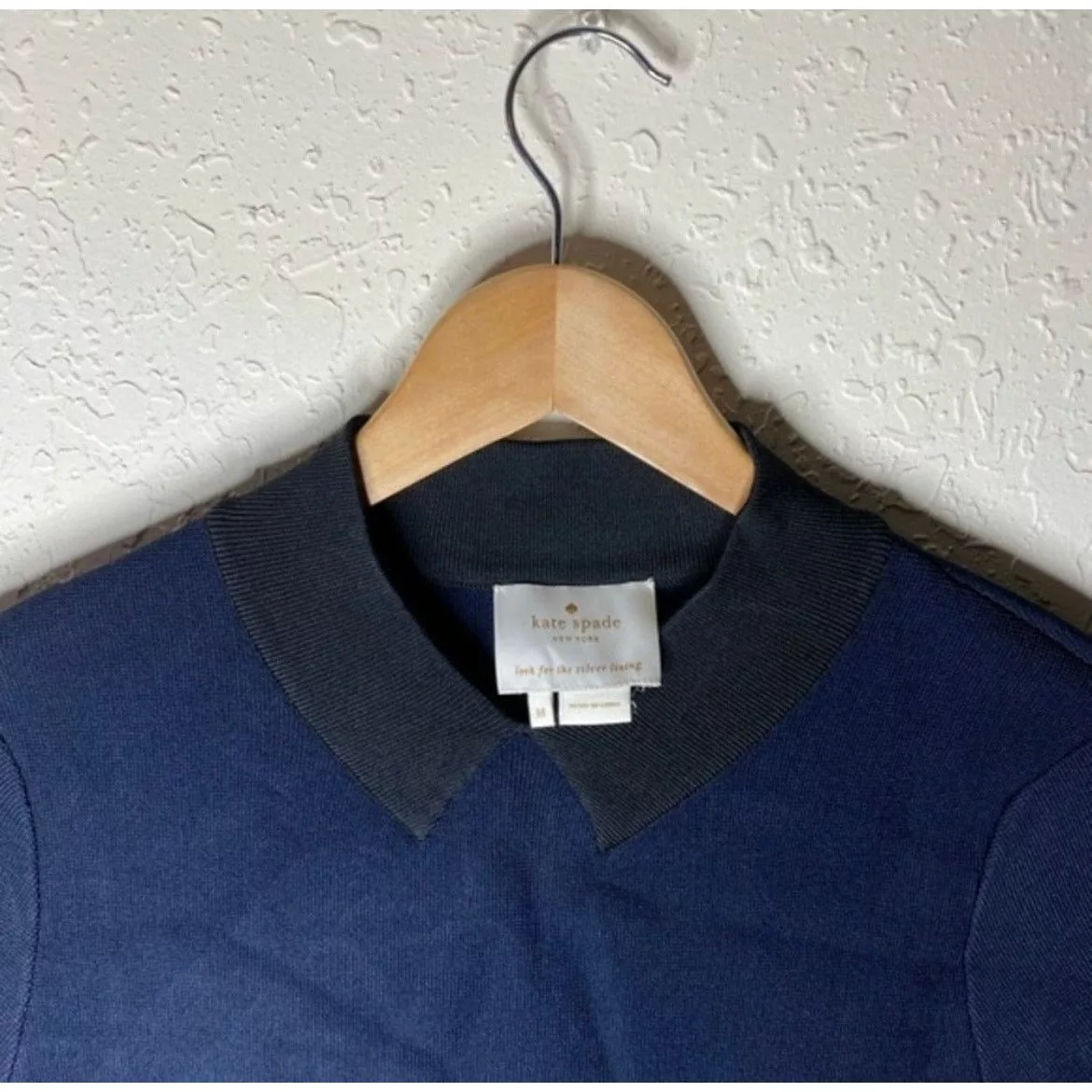 Kate Spade Midi Dresses Kate Spade Look For The Silver Lining Trompe L’oeil Dress Blue