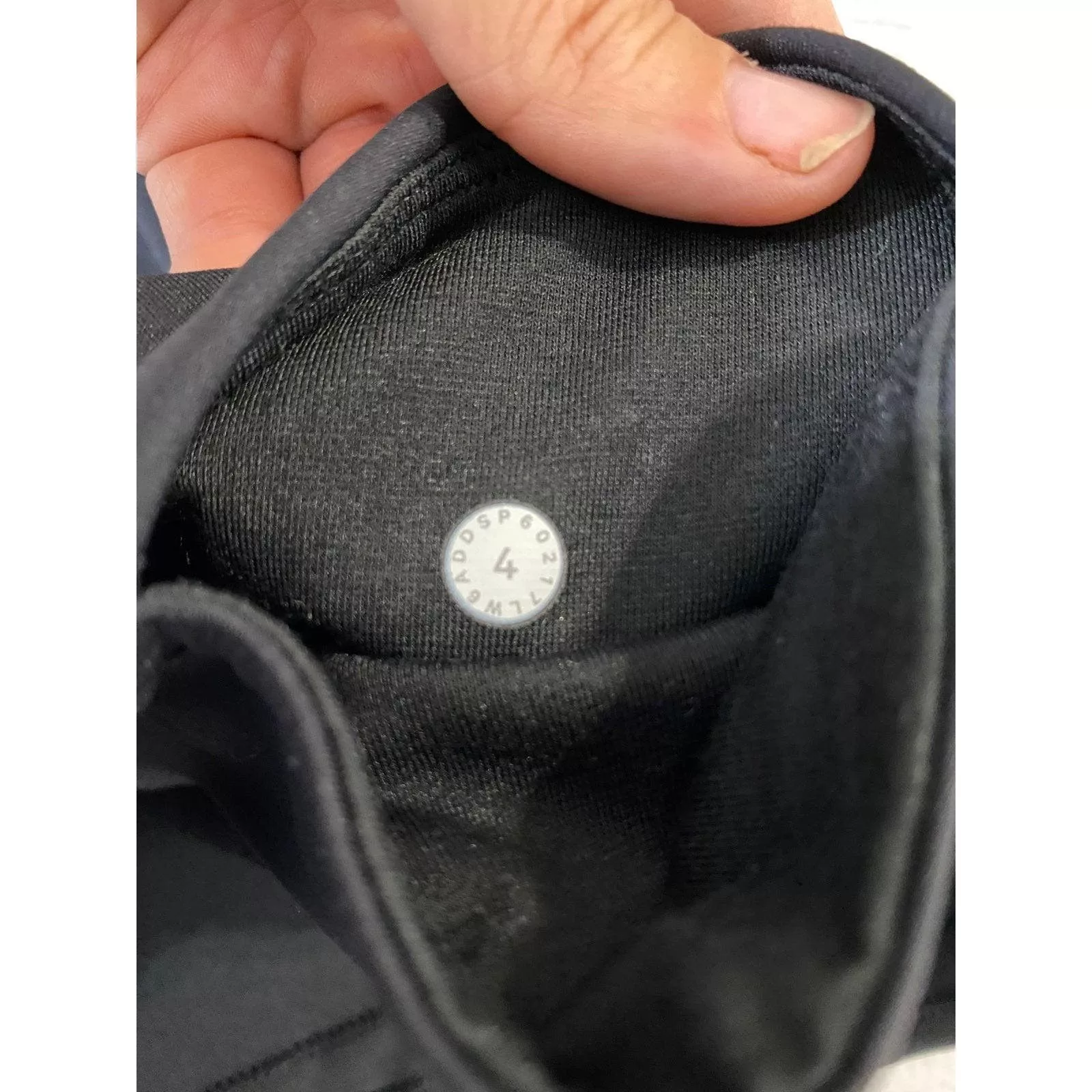 Black lululemon leggings size 4
