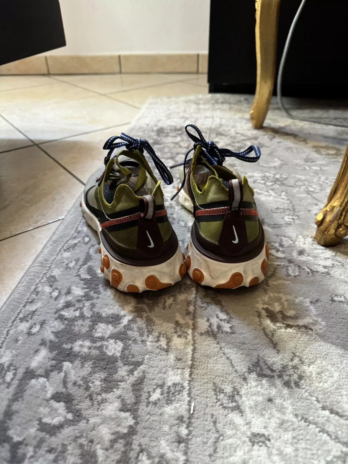 Nike Low Top Sneakers Nike React Element 87 Green