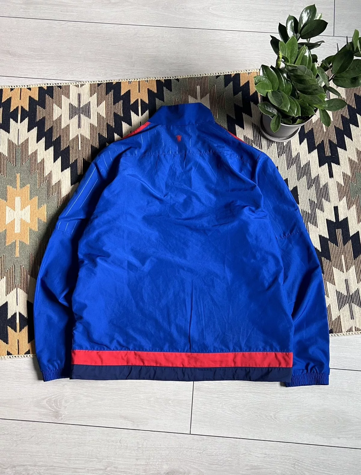 Adidas Light Jackets Adidas × Vintage Vintage Adidas 2015 Manchester United Jacket Blue Sportswear