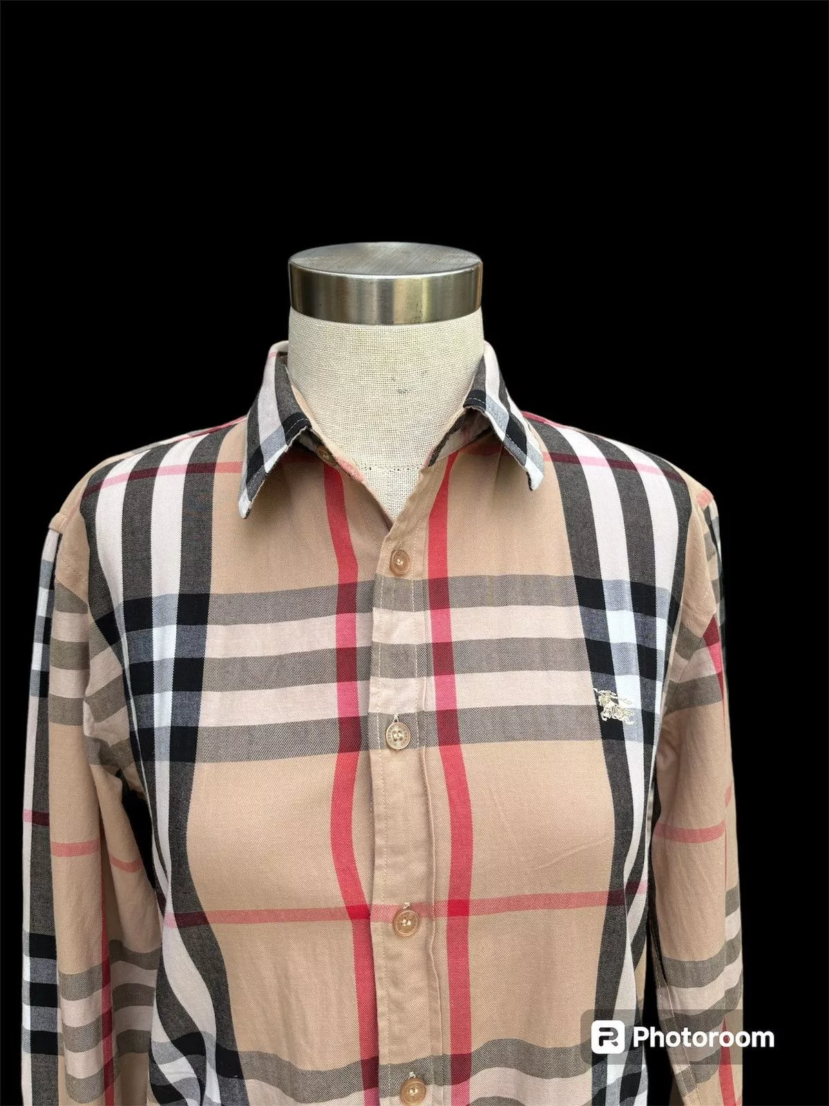Burberry Button Ups Burberry button up Brown