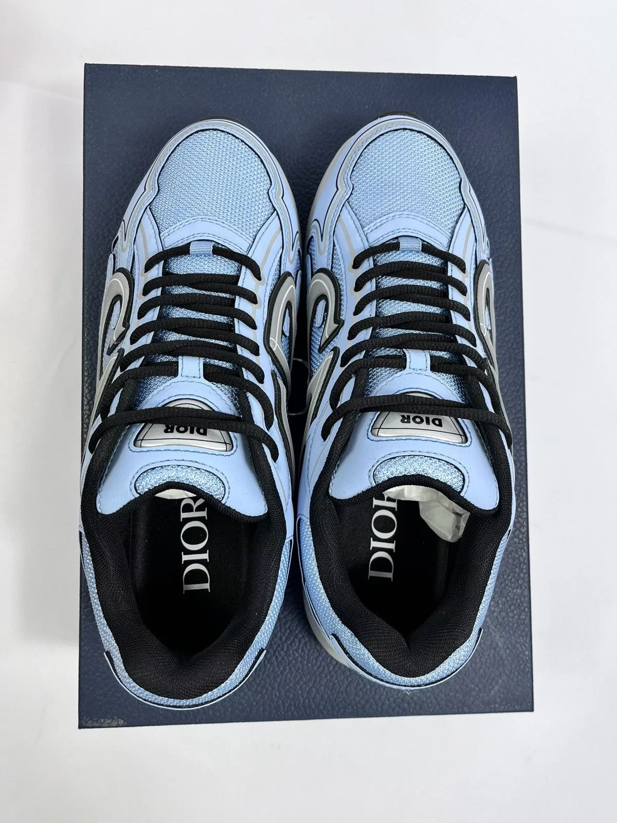 Dior Low Top Sneakers Dior B30 UNC BLUE CD RUNNER SNEAKERS