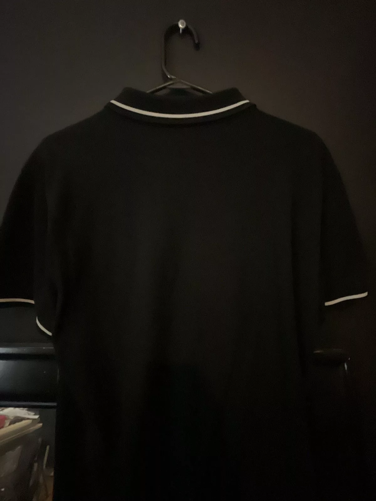 Dior Polos Dior Polo Shirt with Bee Embroidery Black