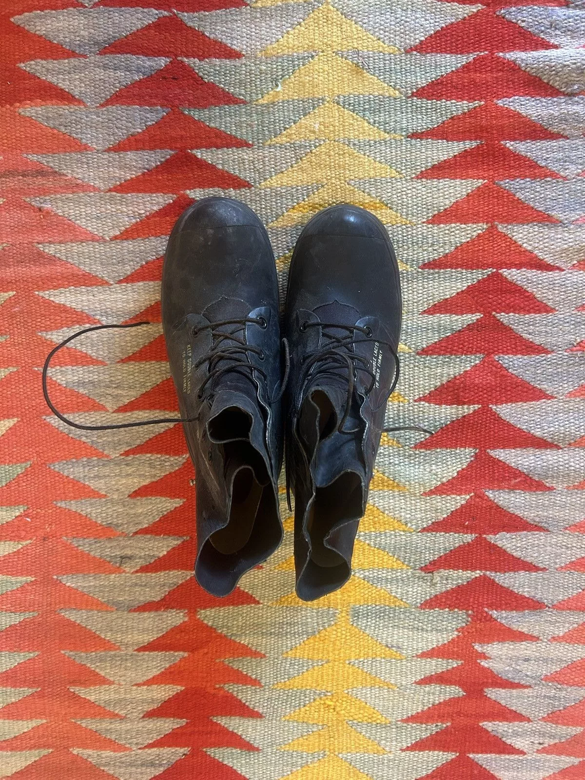 Other Boots Other Bata Bunny military boots Black Vintage
