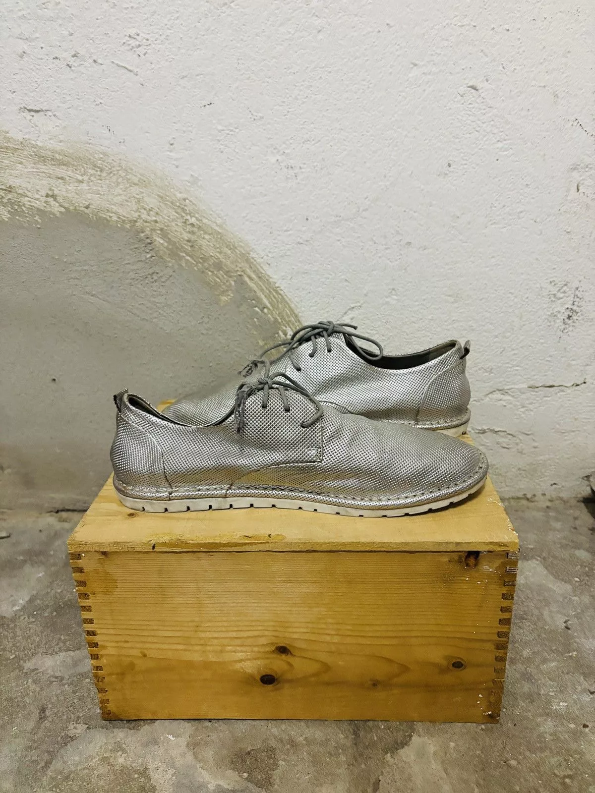 Marsell Low Top Sneakers Marsell Sneaker Silver