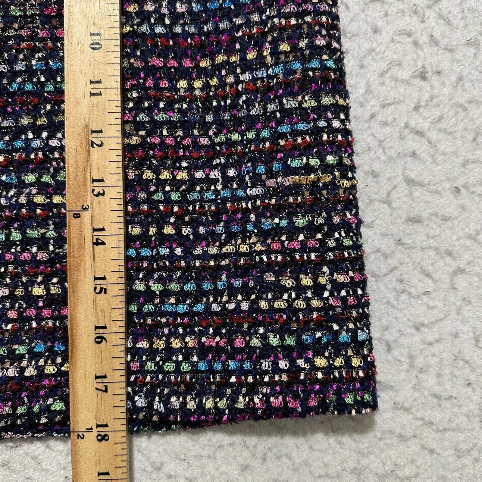 Loft Mini Skirts LOFT 2 Shimmer Textured Shift Skirt Colorful Mini Skirt Multi