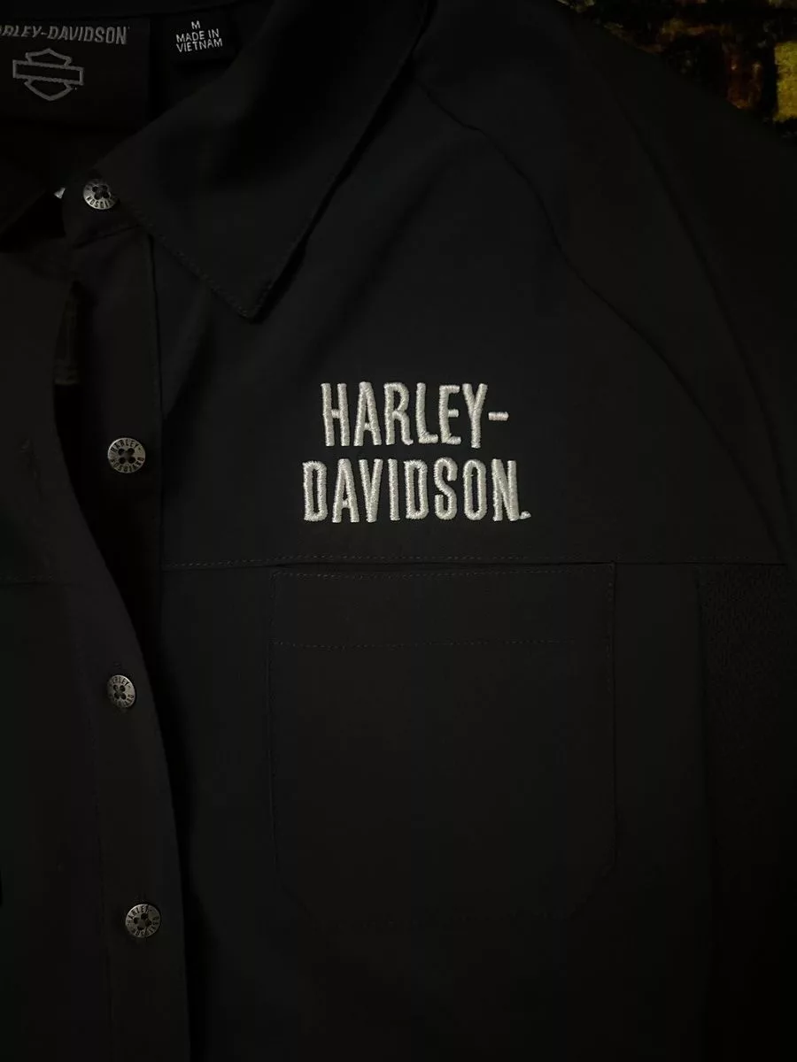 Harley Davidson Shirts Button Ups Harley Davidson Top Black