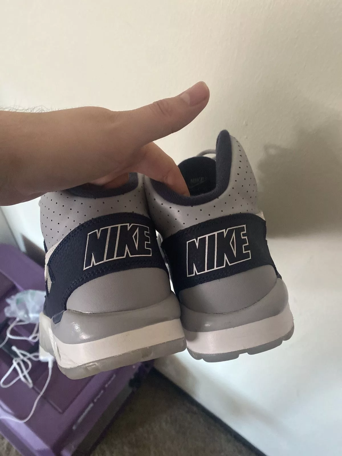 Nike Hi Top Sneakers Nike air max trainer ‘Georgetown’ Gray