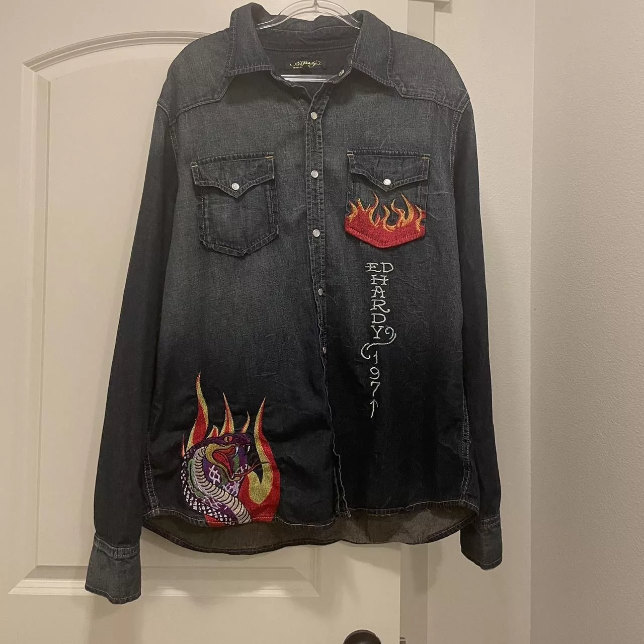Ed Hardy Shirts Button Ups Ed Hardy Button-up Multi