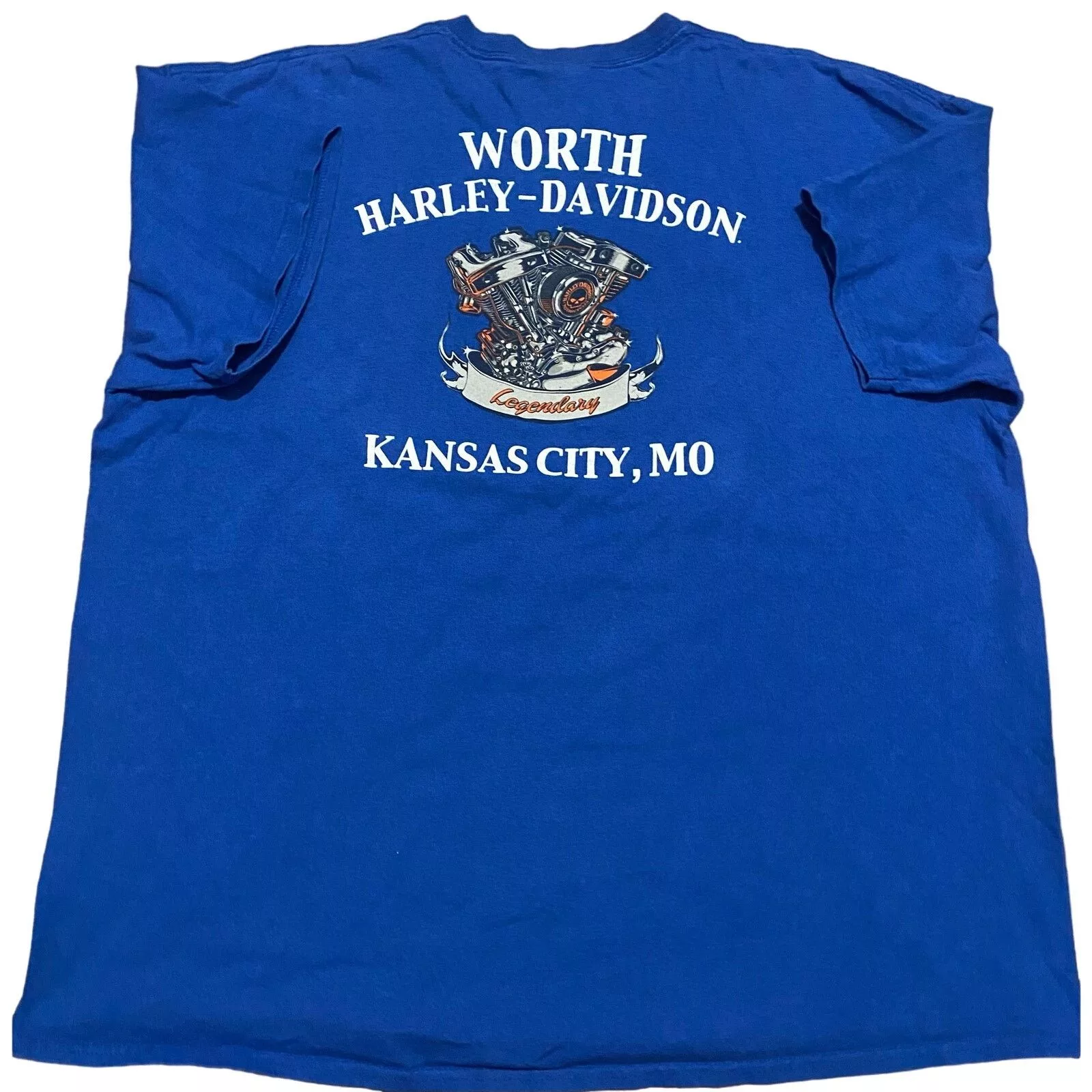 Harley Davidson Blouses Harley Davidson Knucklehead tee shirt Blue