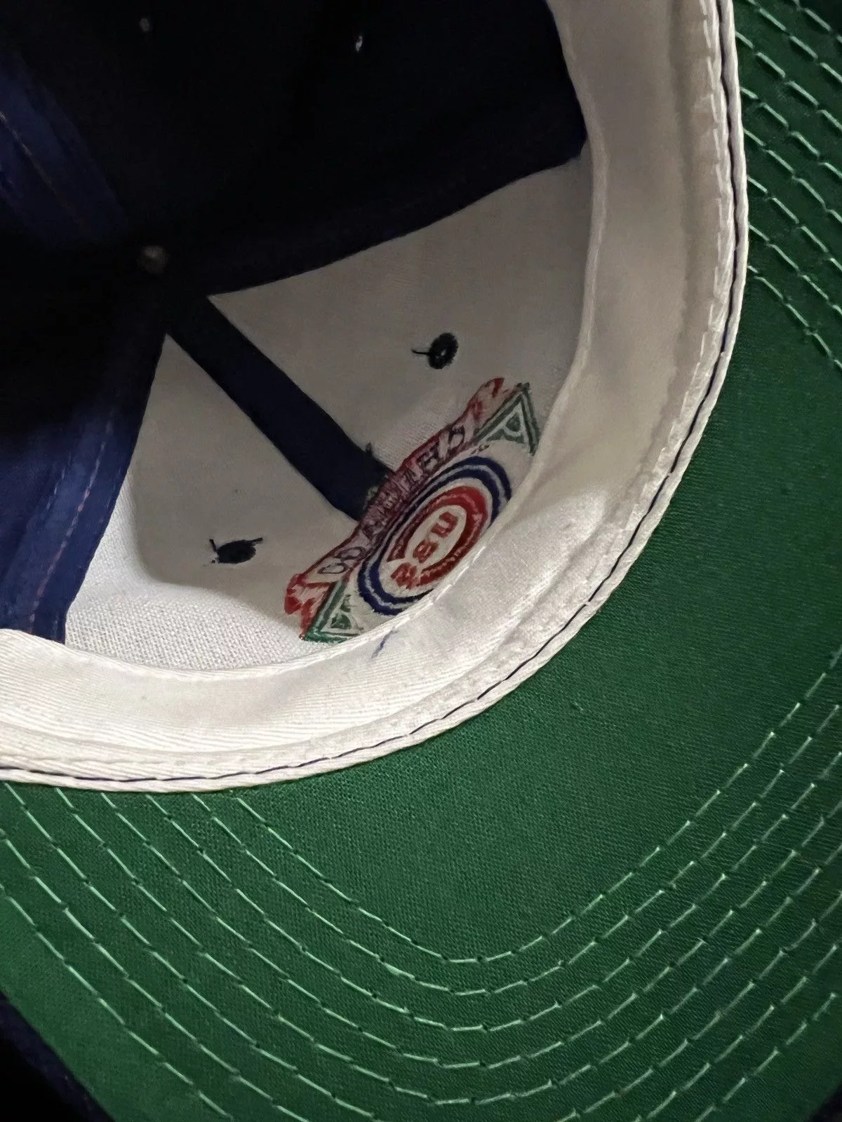 Vintage Hats Vintage VTG Chicago Cubs NWT Snapback Hat MLB 1992 Blue Streetwear