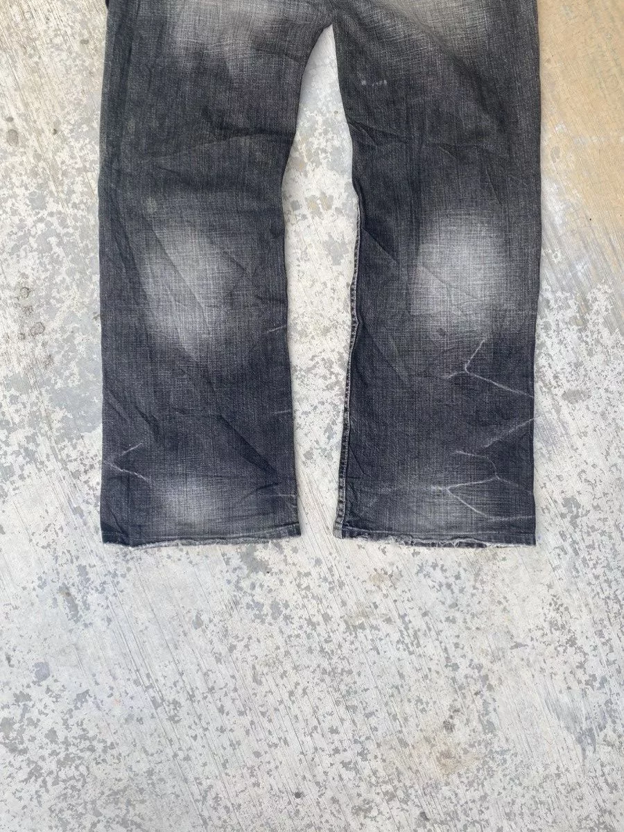 Armani Exchange Denim Armani Exchange × If Six Was Nine Armani Exchange Patchwork Flare Jeans Black