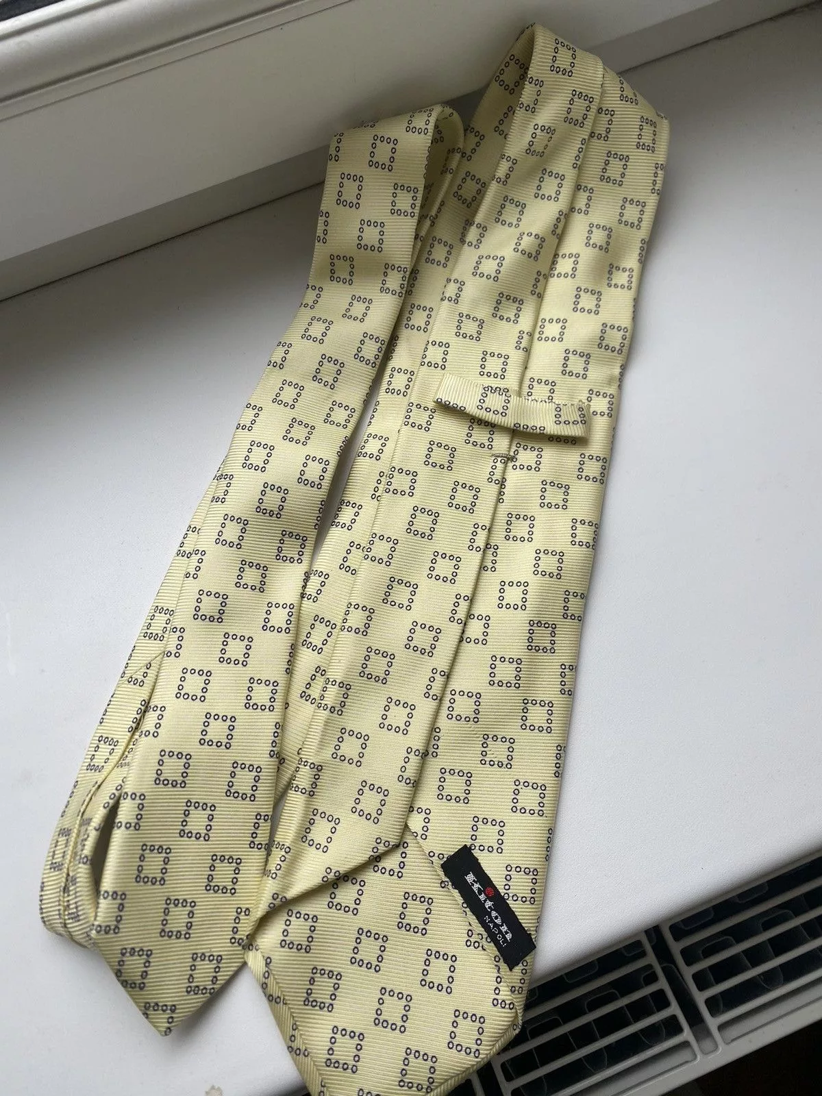 Designer Ties Pocketsquares Designer × Kiton Kiton Tie Luxury Yellow