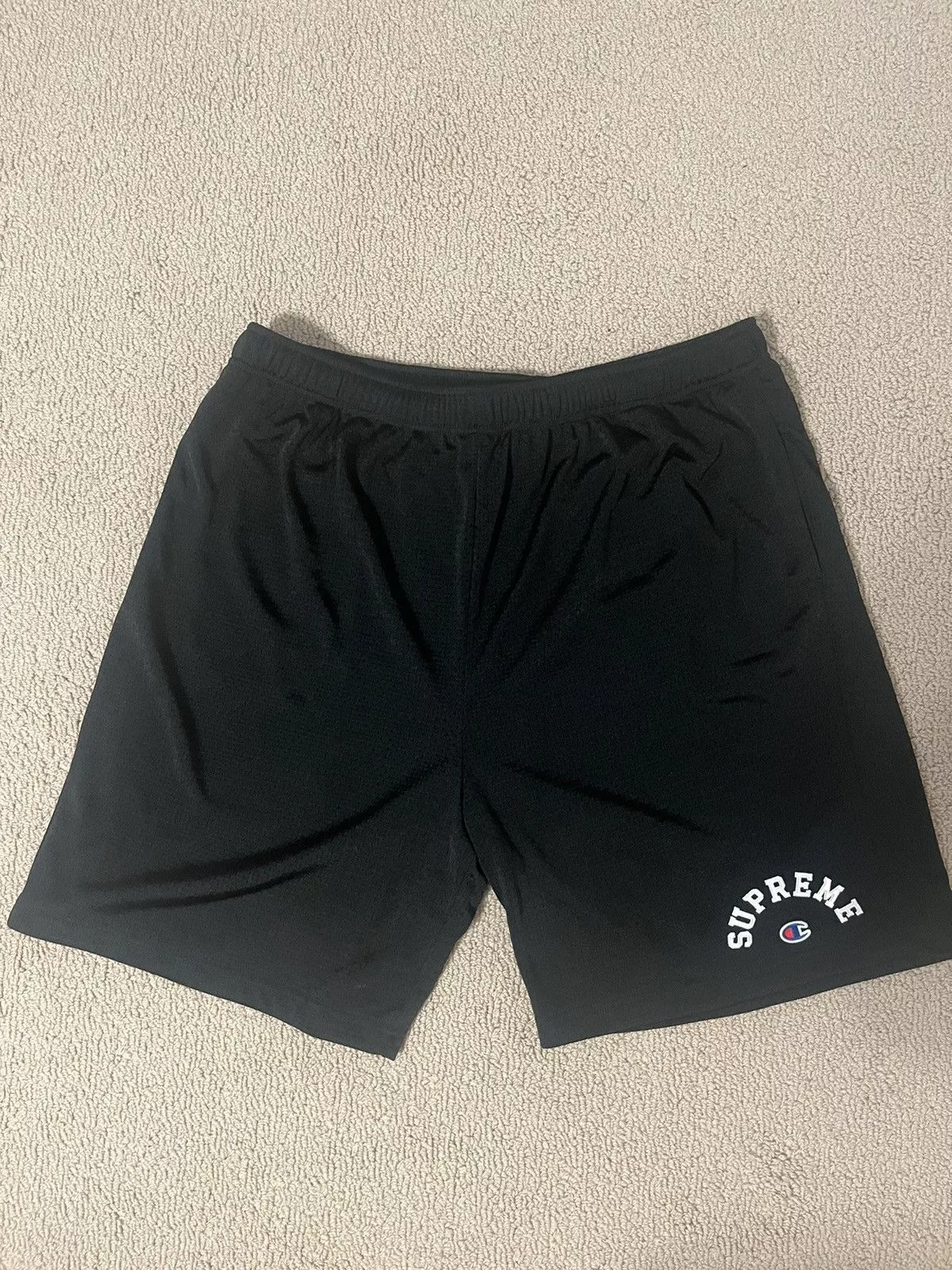 Supreme Shorts Supreme Champion Mesh Shorts Black XL