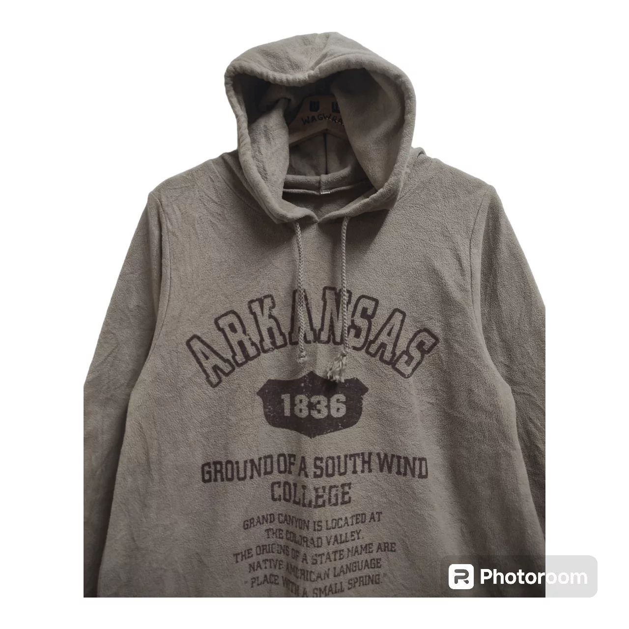 Other Sweaters Other × The Unbranded Brand ARKANSAS FLEECE PULL OVER SWEATER Brown Streetwear