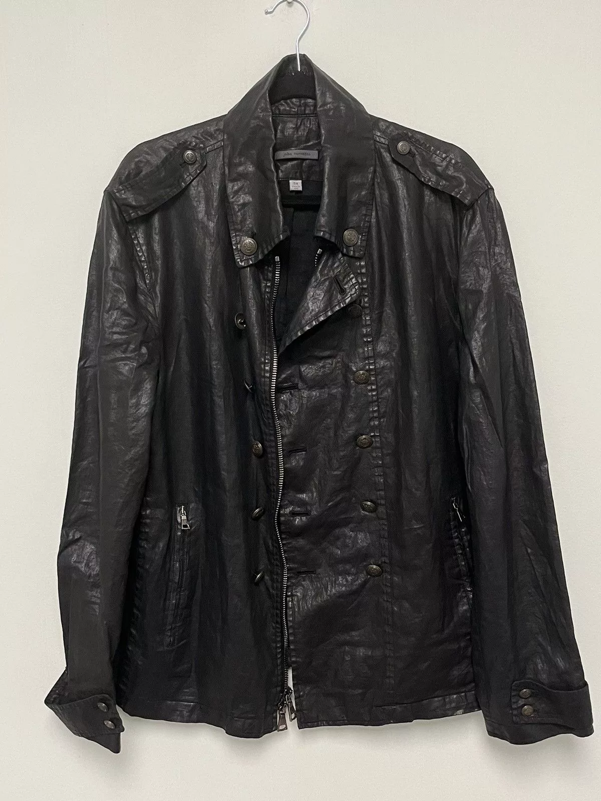 John Varvatos Light Jackets John Varvatos Linen Coat. 54 Black