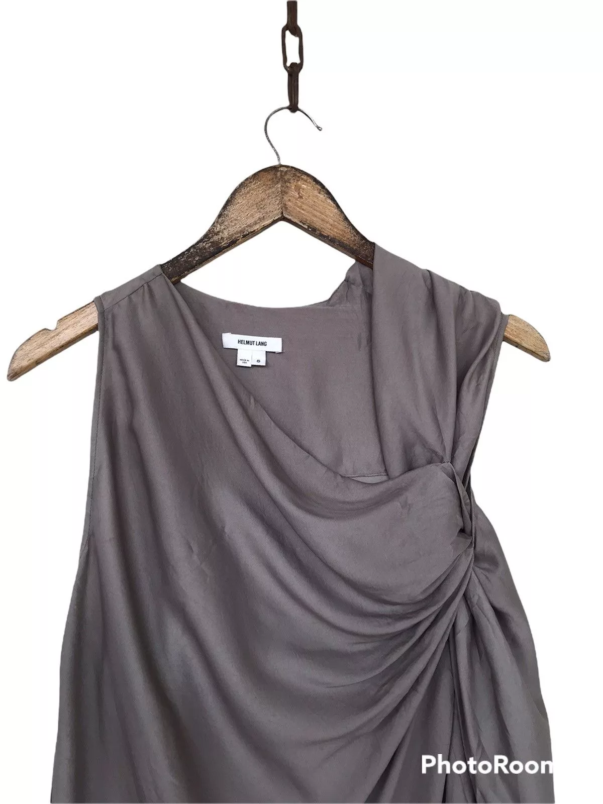 Helmut Lang Mini Dresses Helmut Lang Silk Shirt Multi Avant-Garde
