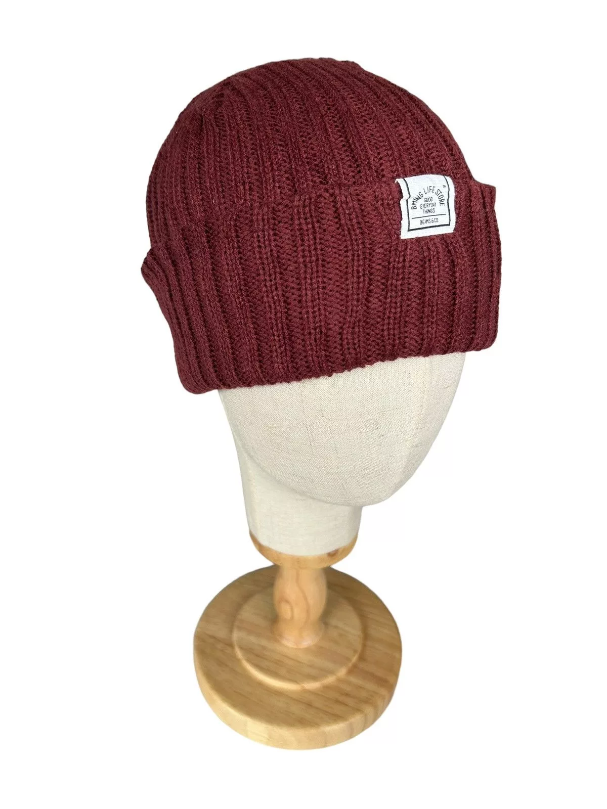 Beams Plus Hats Beams Plus × Japanese Brand Beams Beanie Hats Red Streetwear