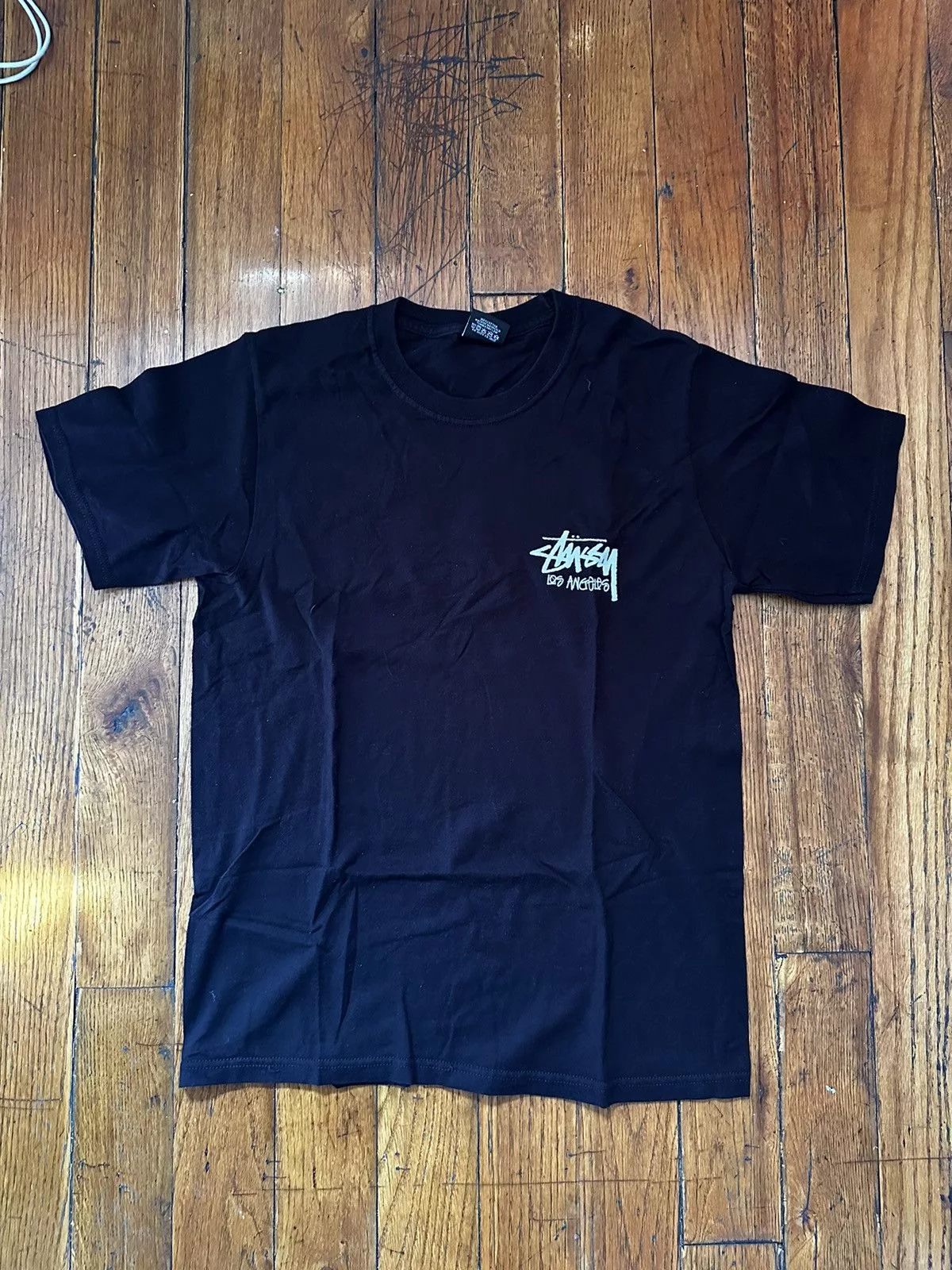 Stussy Short Sleeve T Shirts Stussy Los Angeles Chapter Tee Black