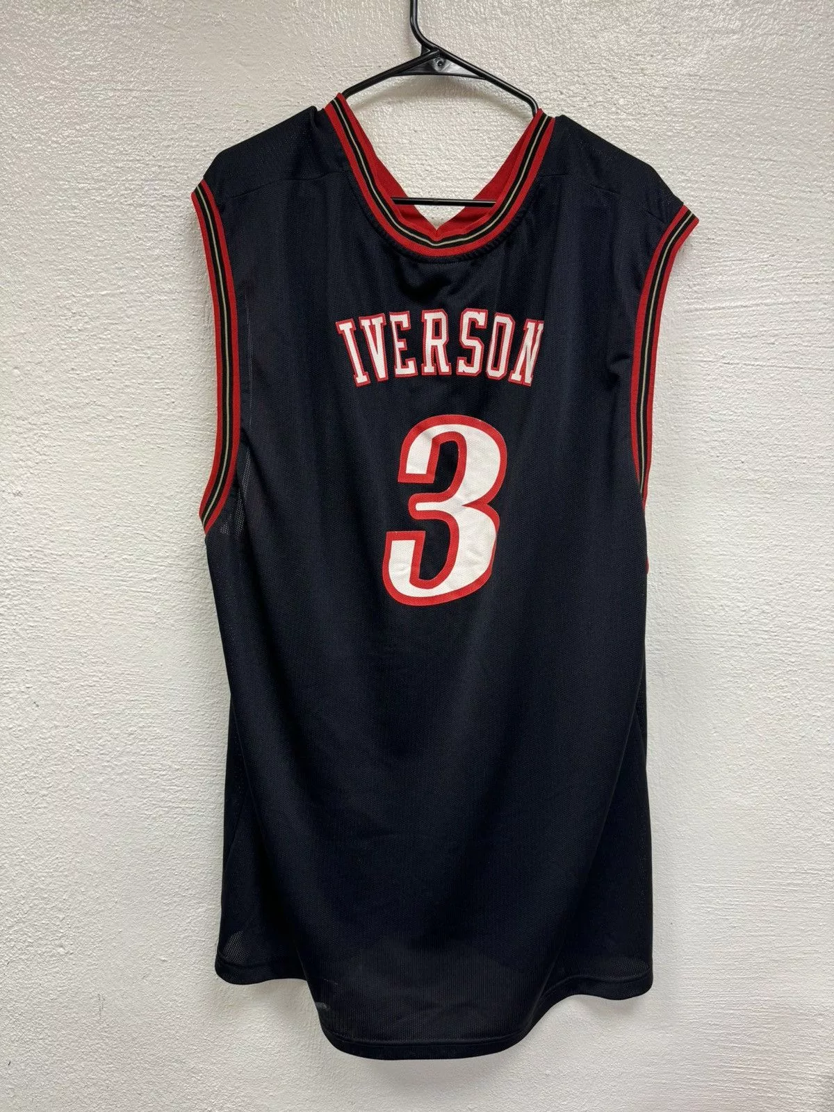 NBA Jerseys NBA Black sixers Iverson Jersey