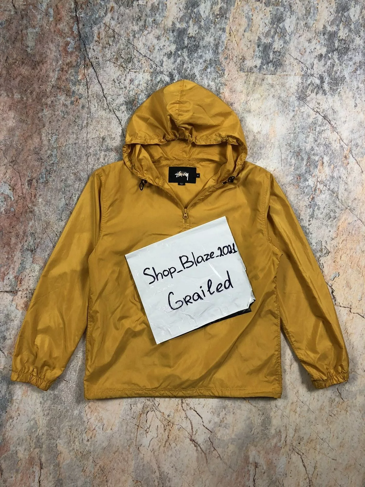 Stussy Light Jackets Stussy anorak jacket Yellow