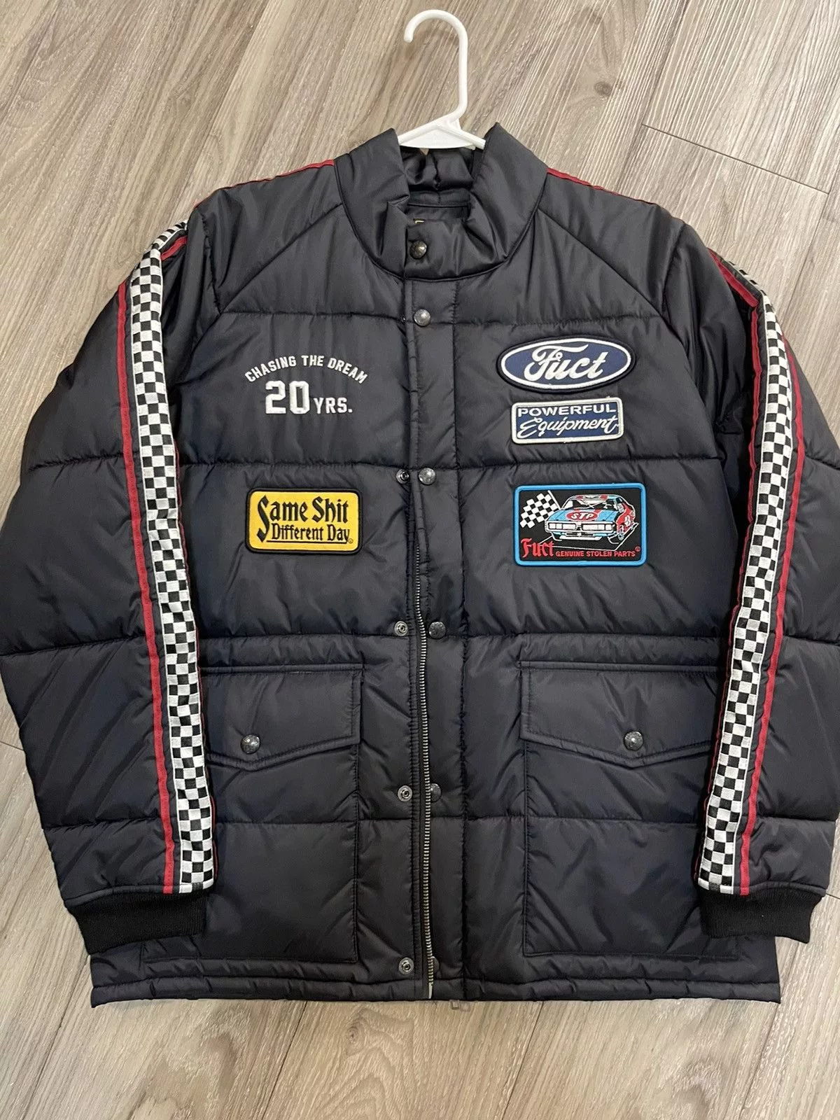 FUCT Light Jackets FUCT × SSDD FUCT SSDD 20 Year Anniversary Racing Jacket 2011 Black