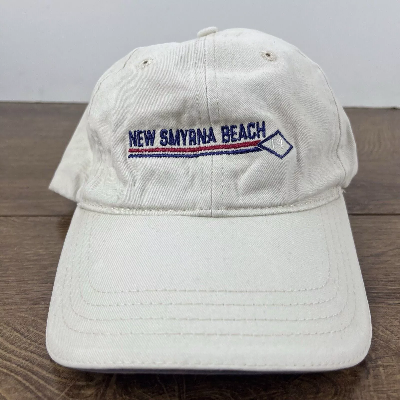 Other Hats Other New Smyrna Beach Florida Hat White Cap Hat Adjustable Hat Wh