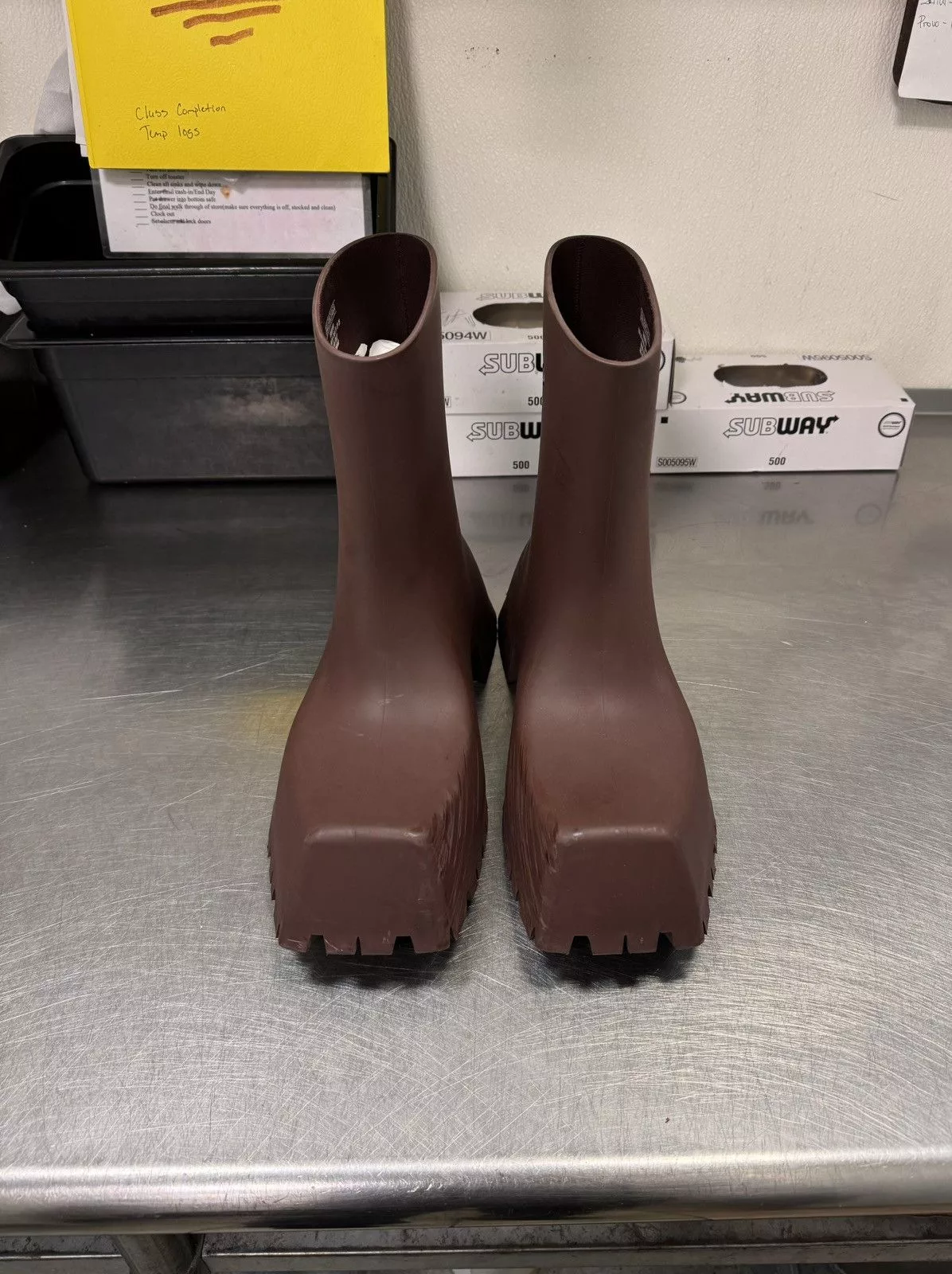 Balenciaga Boots Balenciaga Trooper boot ‘coffee brown’