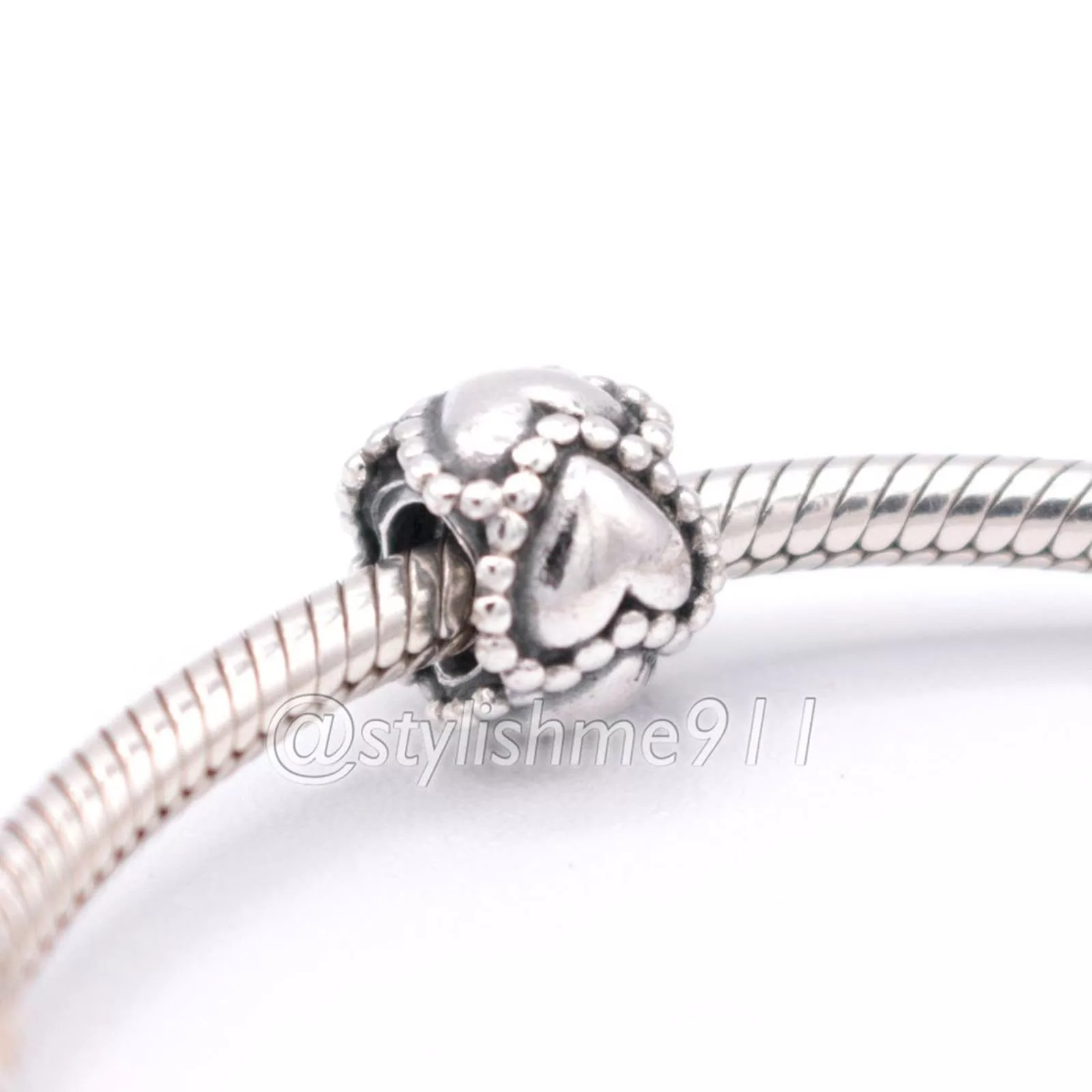 pandora Bracelets Authentic PANDORA Everlasting Love Charm - 790448 Silver