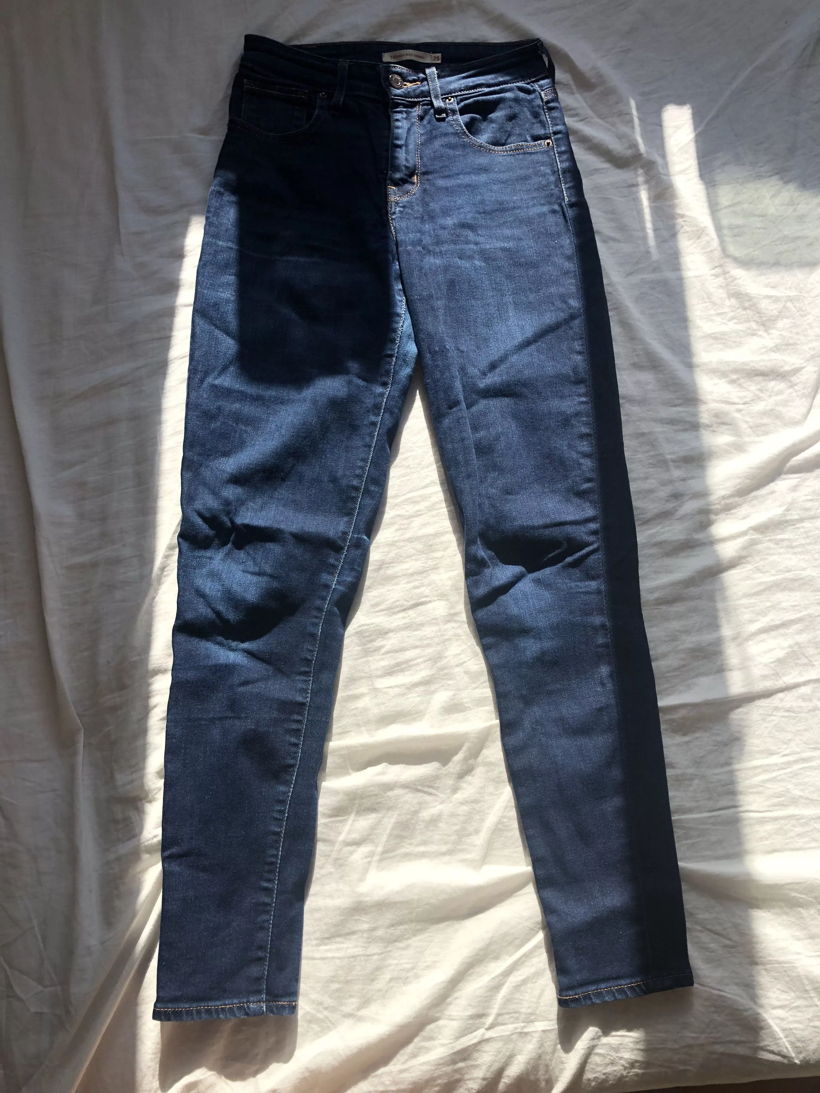 Lee Jeans High Rise Jeans - W25 - Lee Blue