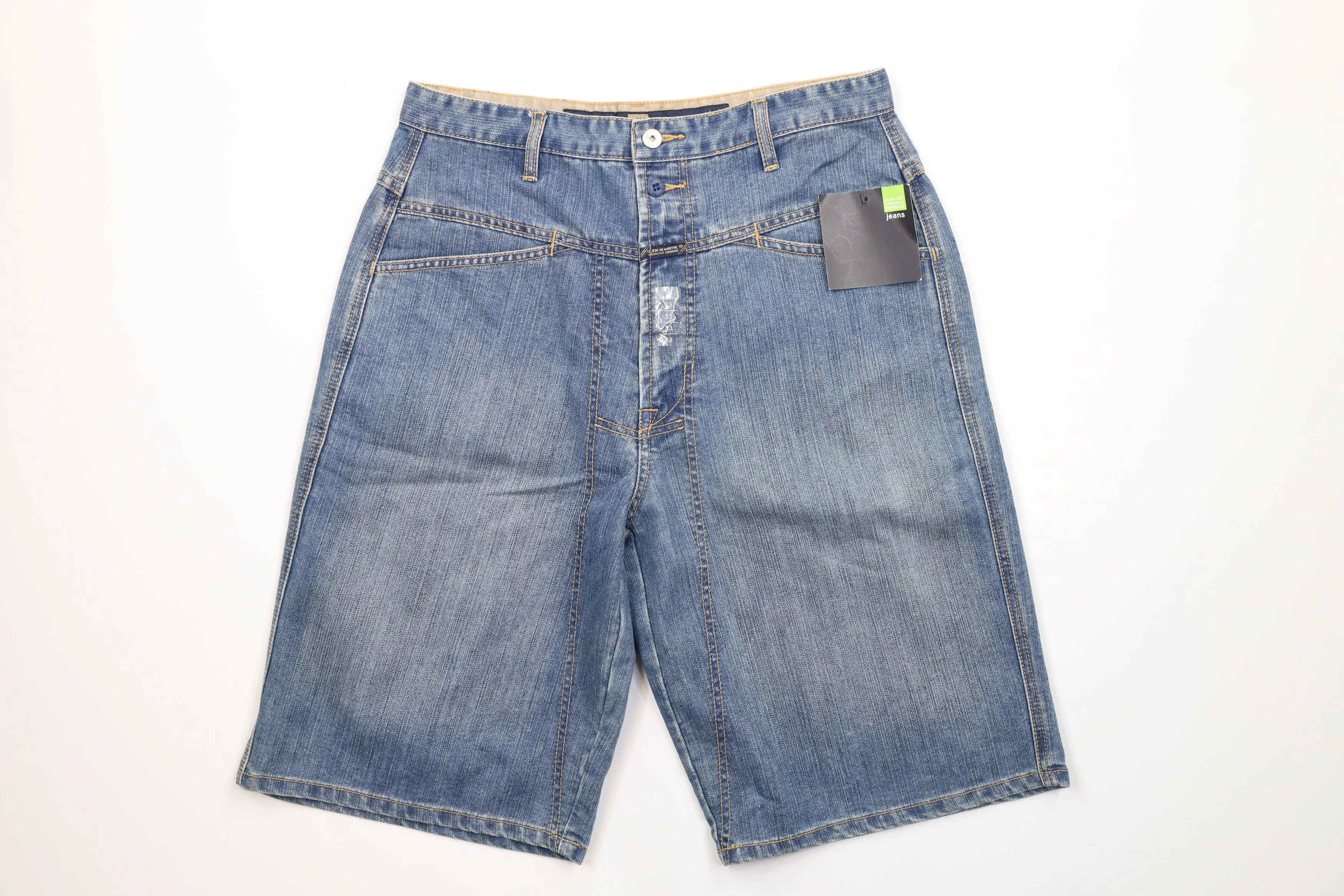 Marithe + Francois Girbaud Shorts Marithe + Francois Girbaud × Vintage Deadstock Vintage 90s Marithe Francois Girbaud Denim Shorts Blue