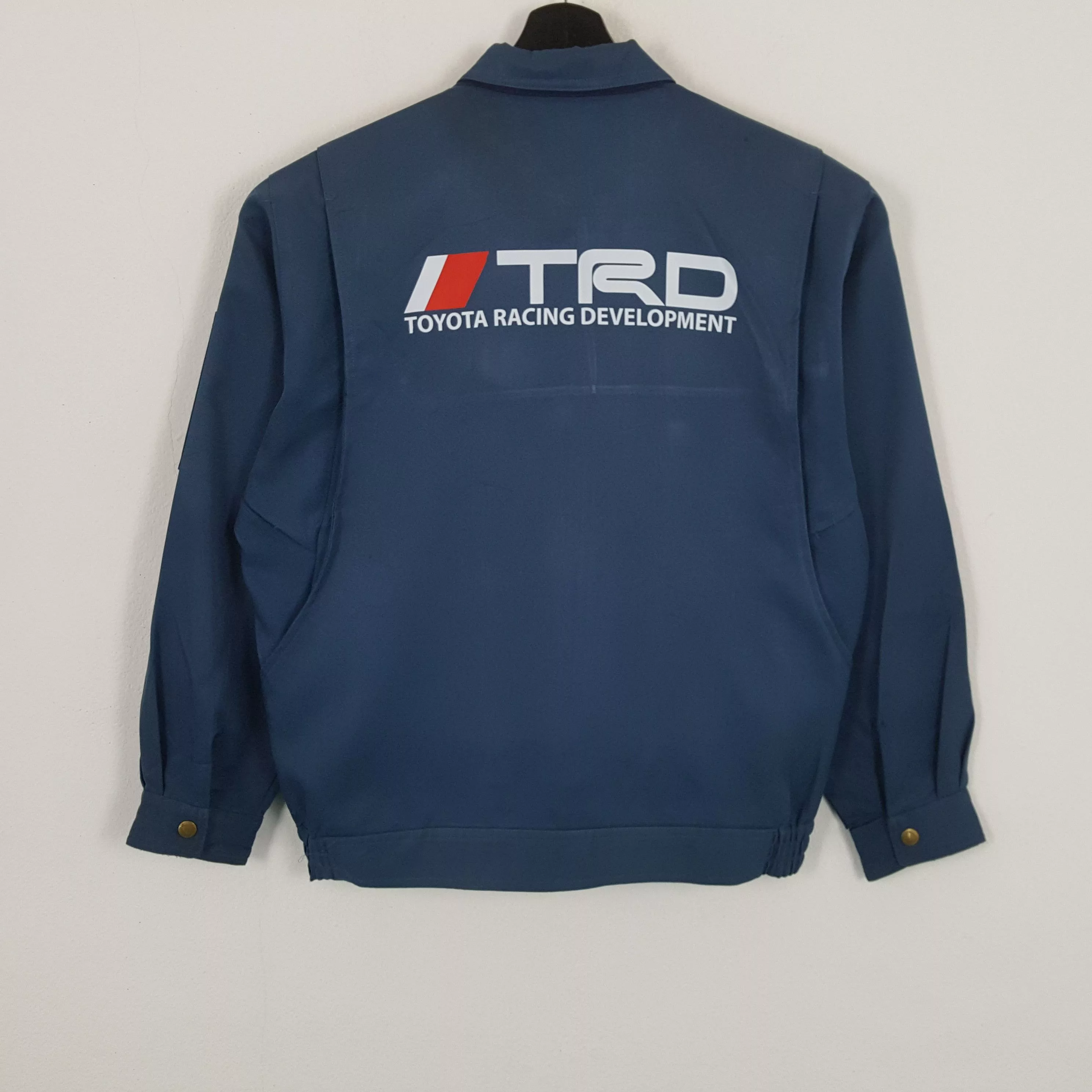 Japanese Brand Light Jackets Japanese Brand × Vintage TRD TOYOTA RACING Development Motorsports Custom Jacket Blue