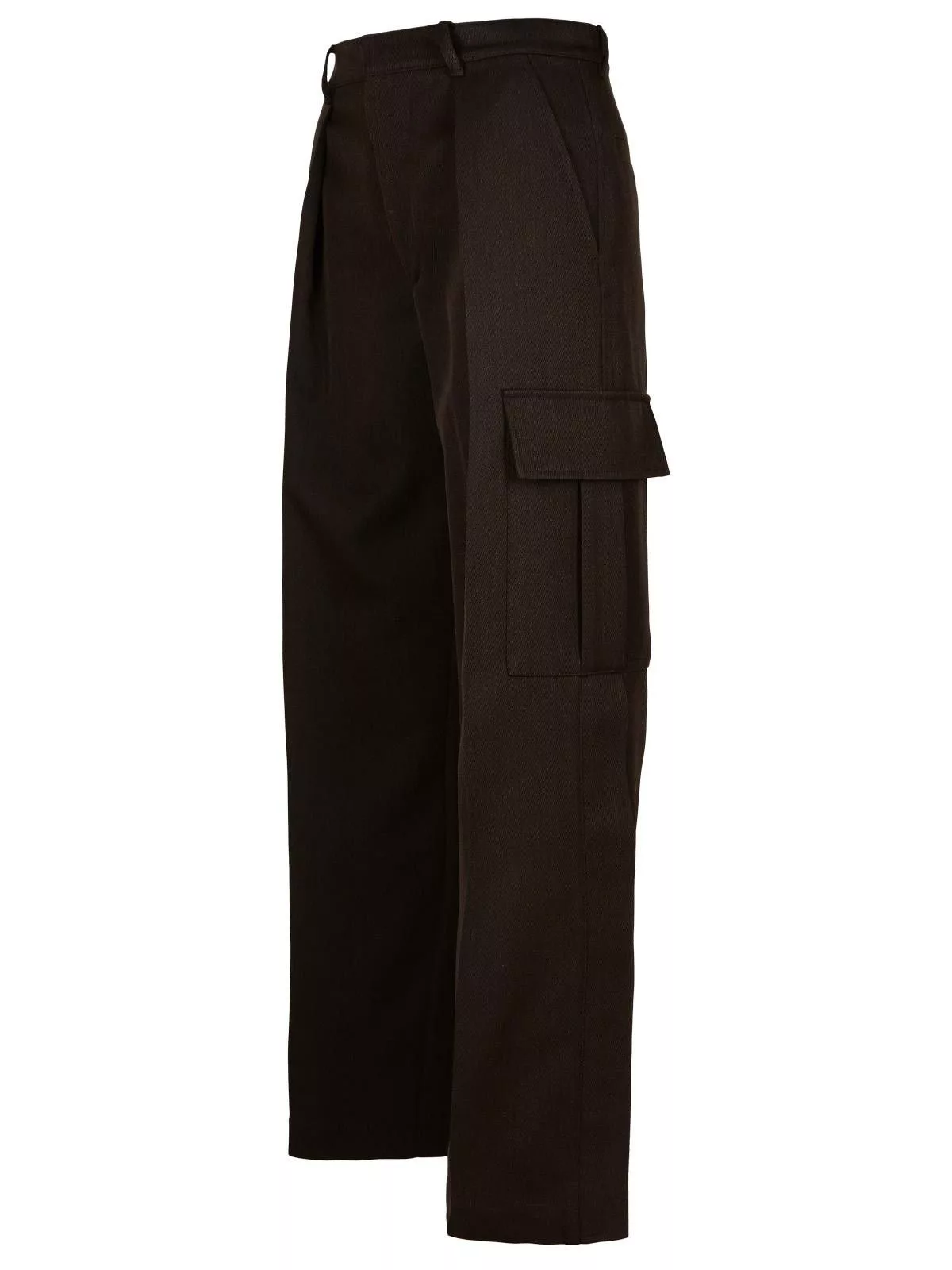 Burberry Pants BURBERRY Brown Wool Cargo Pants Multi