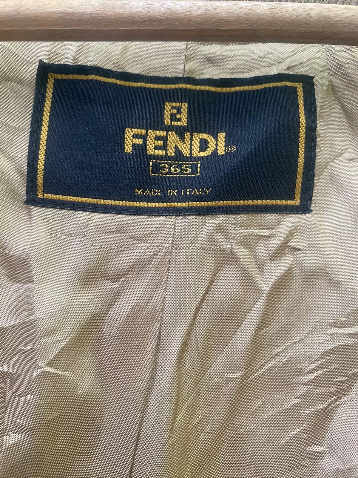 Fendi Jackets Fendi 465 Button Blazer Jacket Brown Luxury