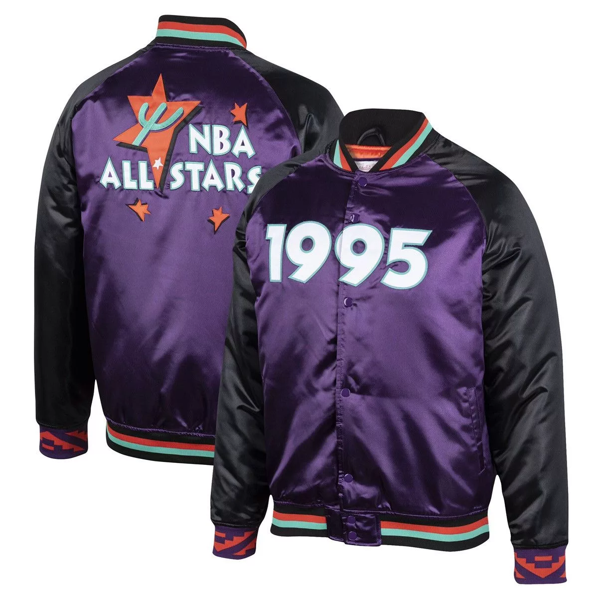 Mitchell & Ness Light Jackets Mitchell & Ness 1995 All Star jacket Purple