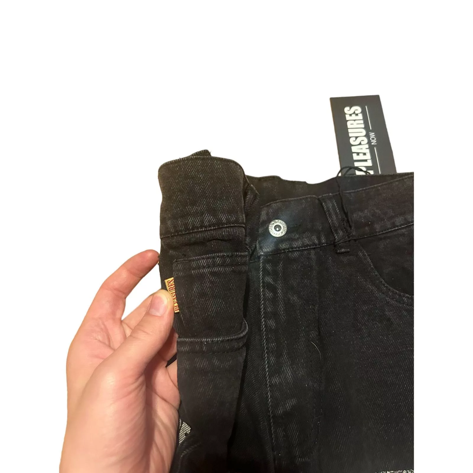 Pleasures Denim Pleasures Rug Denim Jeans Black