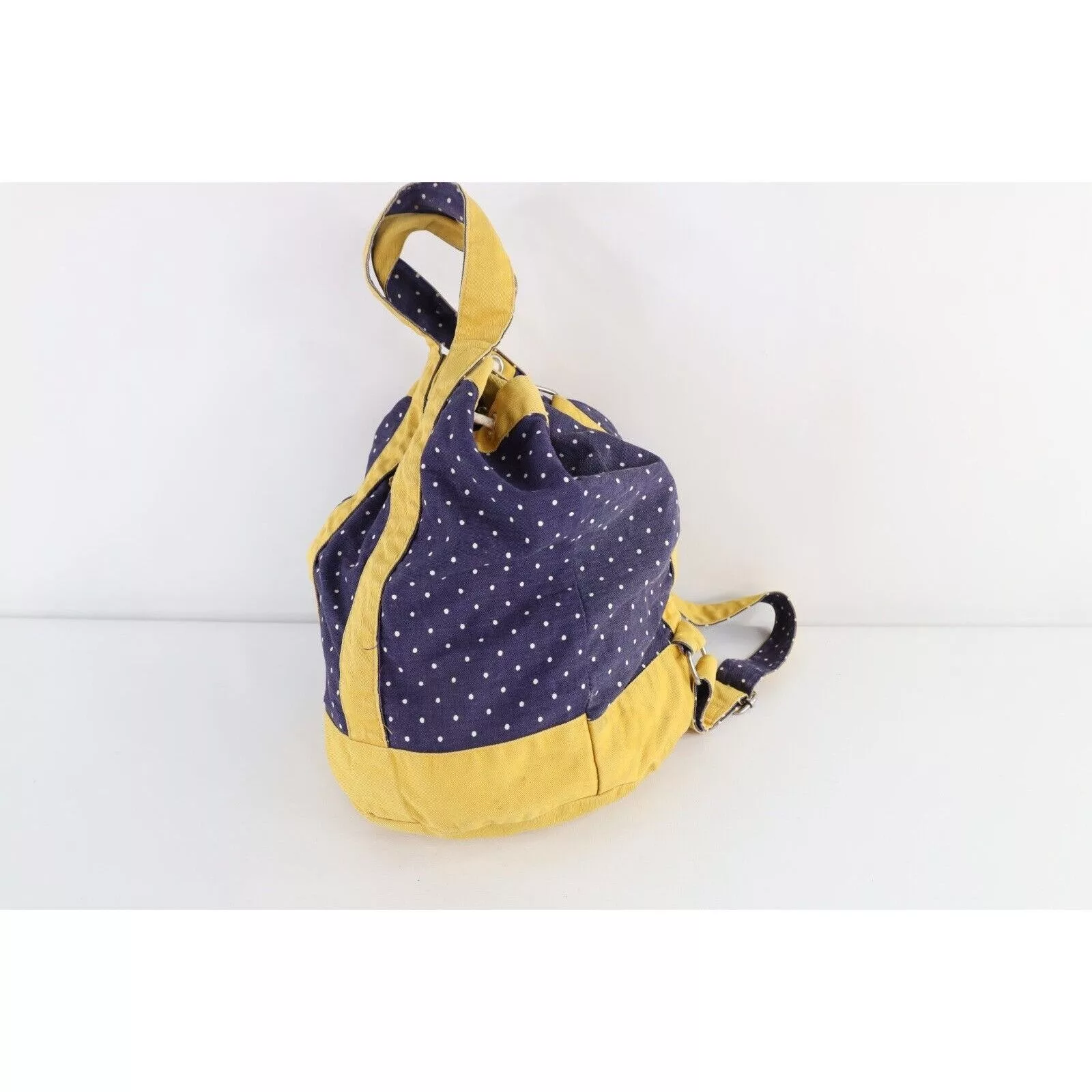 Esprit Backpacks Esprit × Vintage Vintage 90s Esprit Distressed Polka Dot Top Loader Backpack Multi