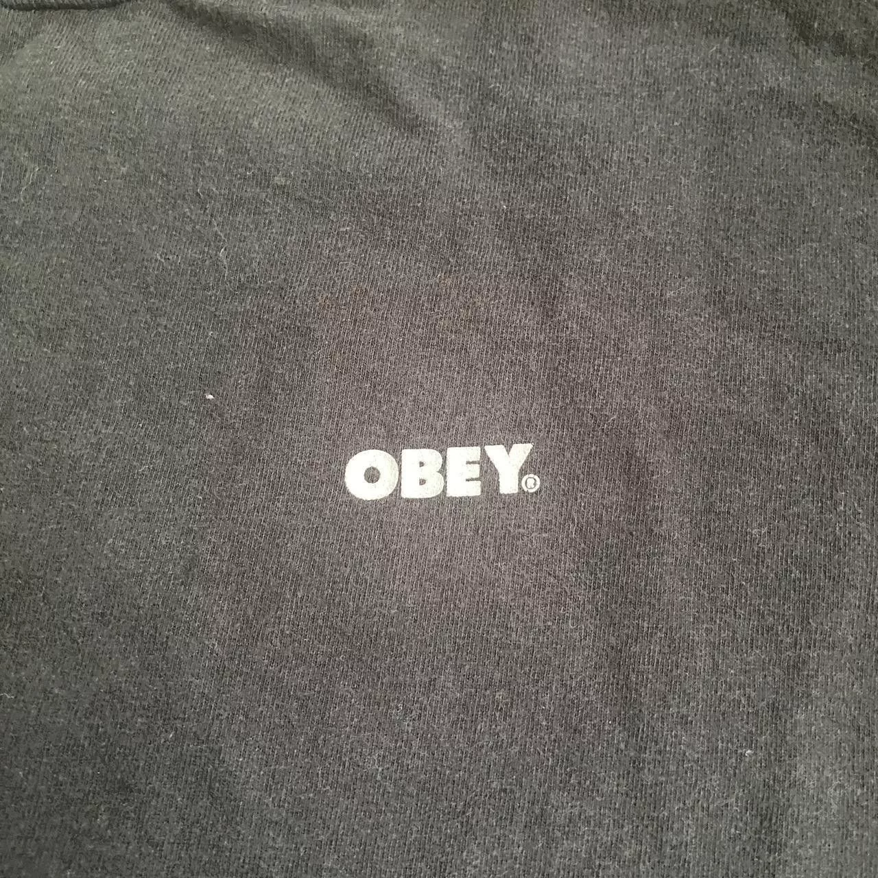 Obey Short Sleeve T Shirts Obey Flower Tee Black