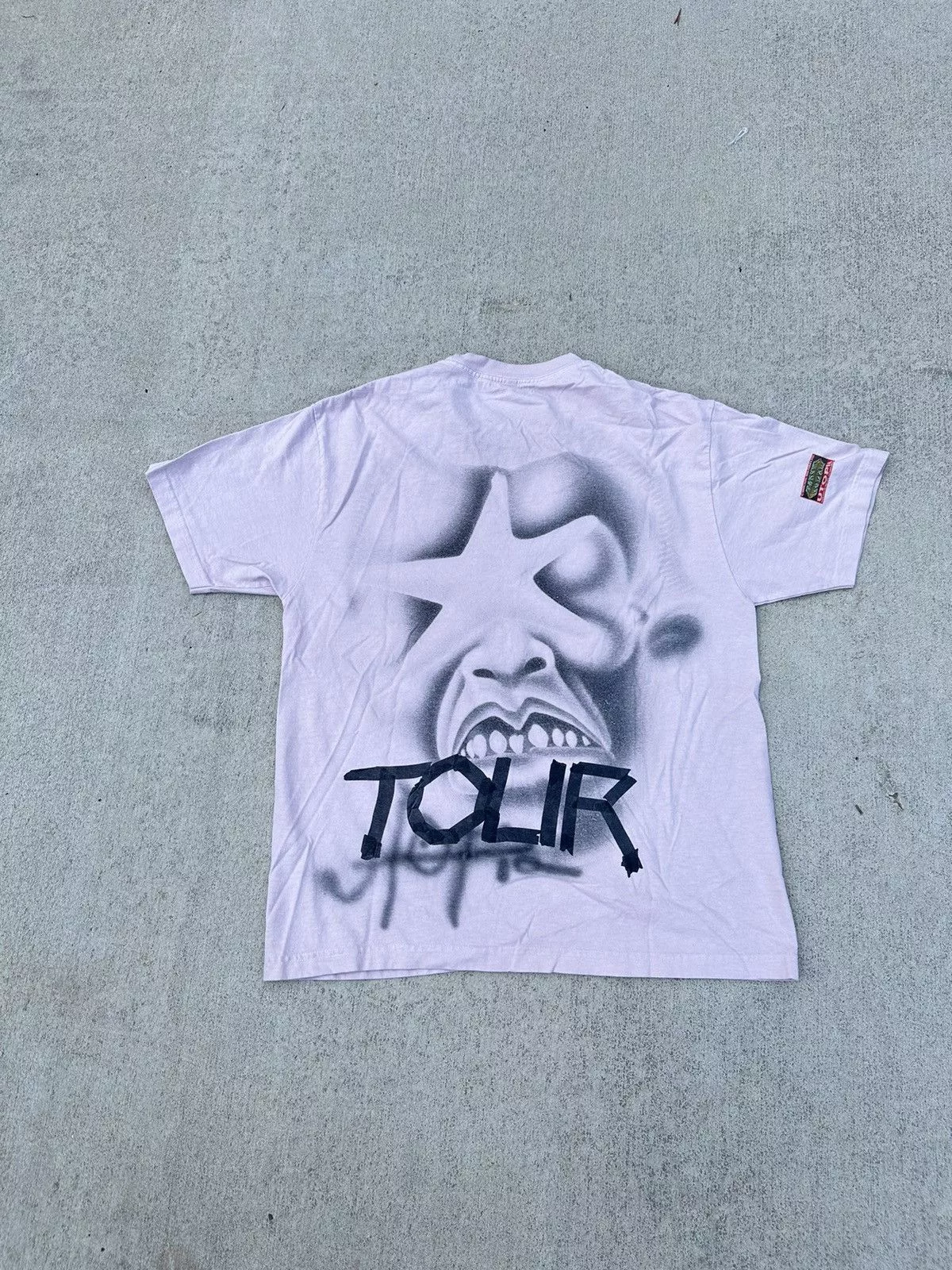 Other Short Sleeve T Shirts Other × Travis Scott Travis Scott x Utopia Tour Tee Pink Streetwear